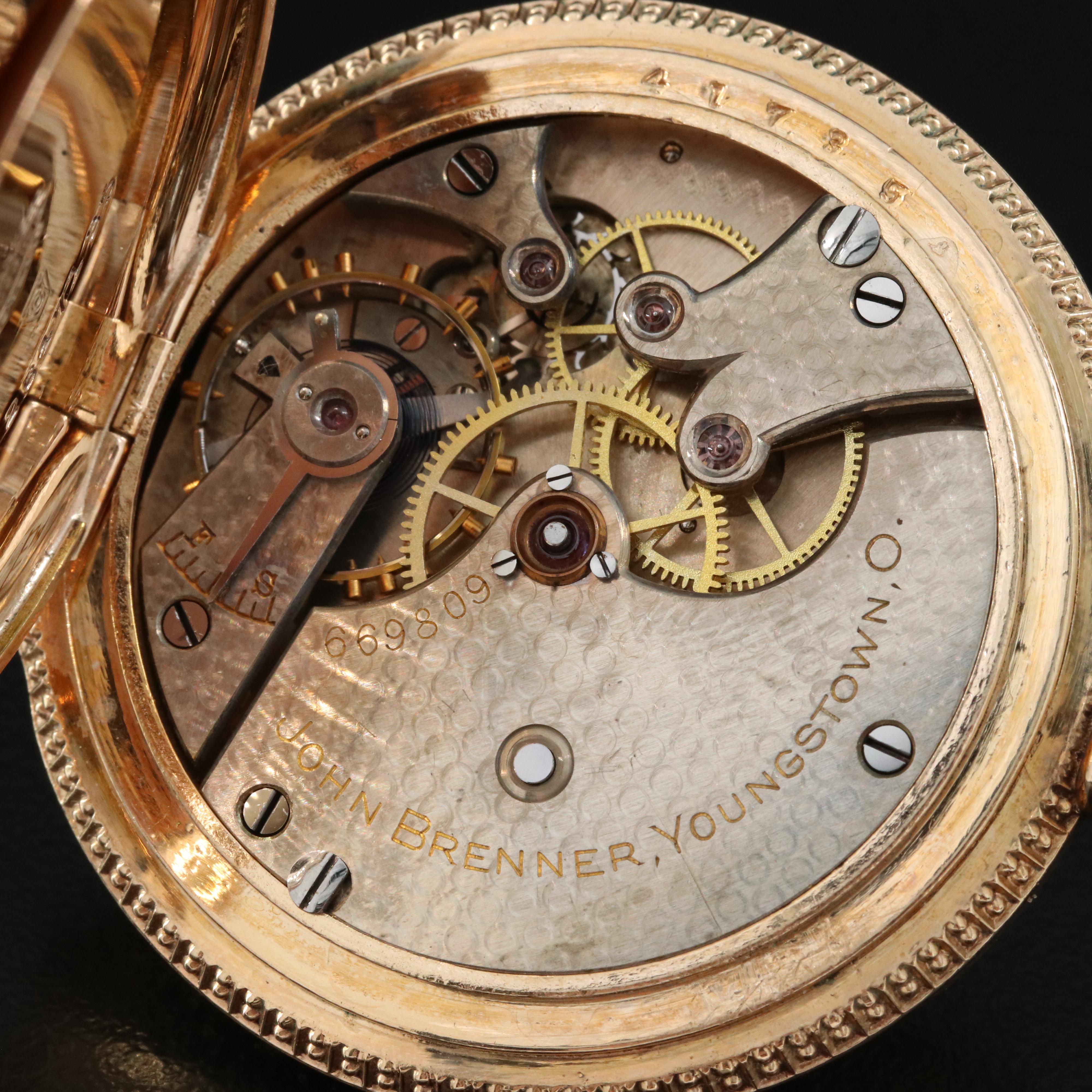 Antique Columbus Watch Company Pocket Watch for John Brenner Jewelers