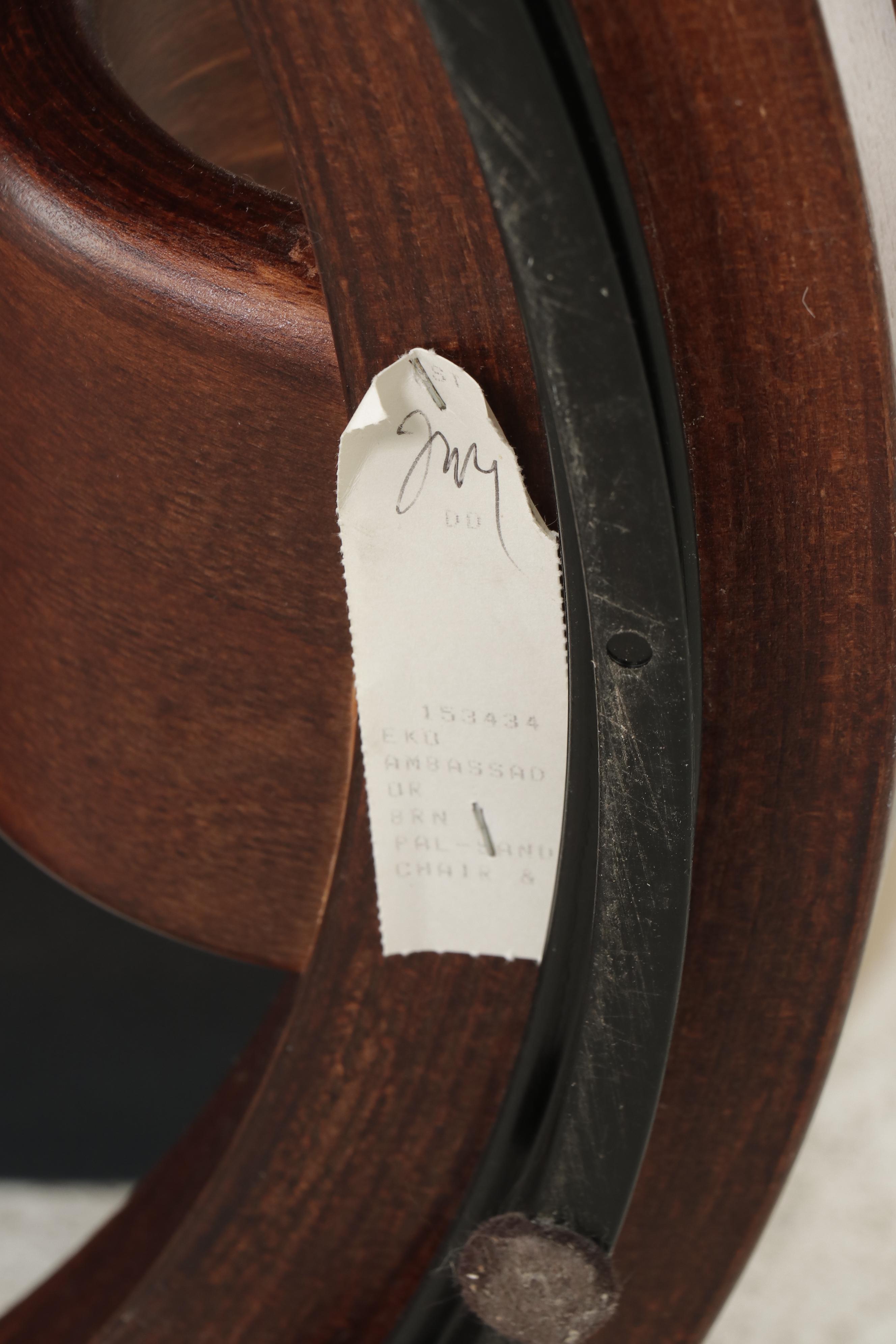 Ekornes Stressless Ambassador Leather Reclining Armchair and Ottoman