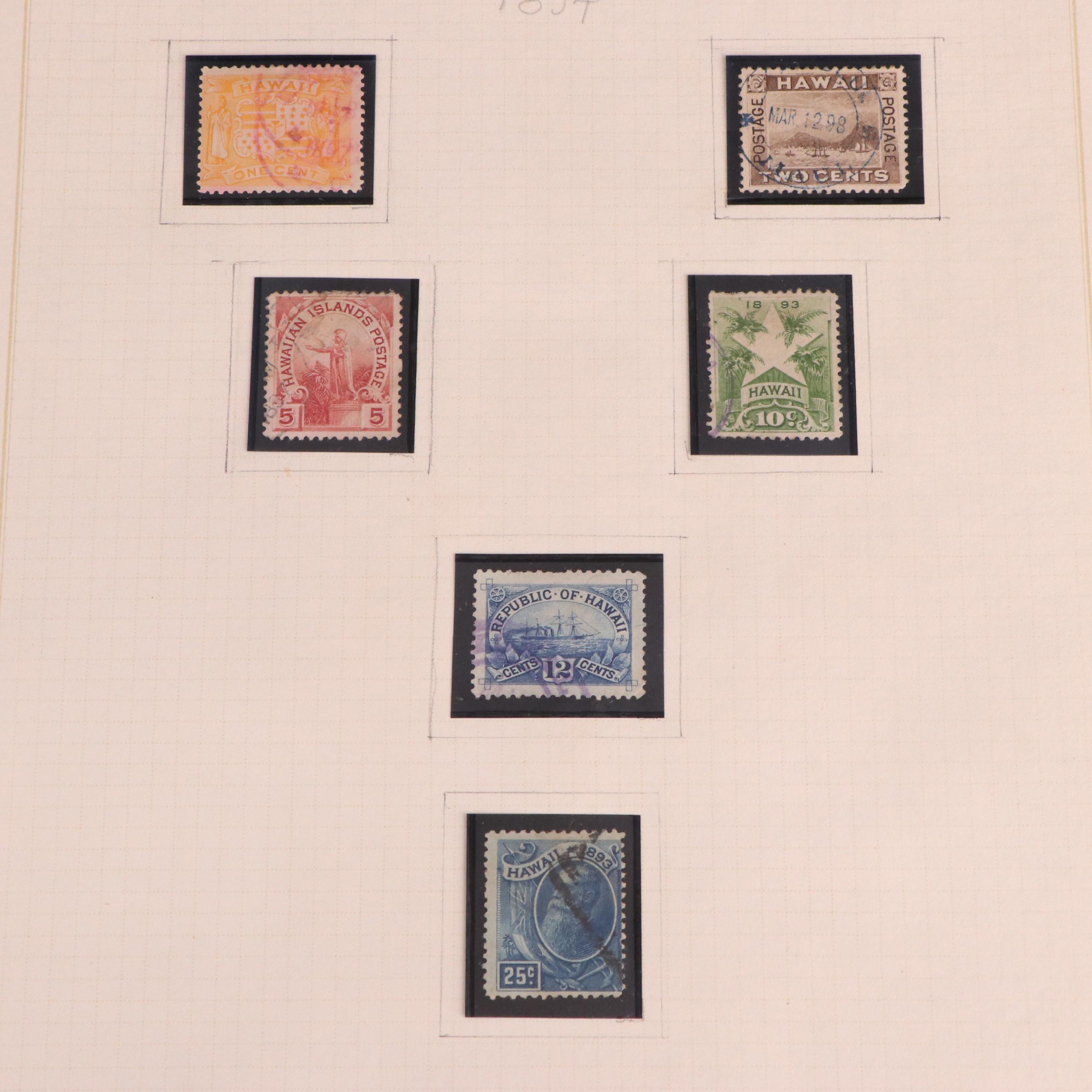 Extensive Hawaiian Stamp Collection