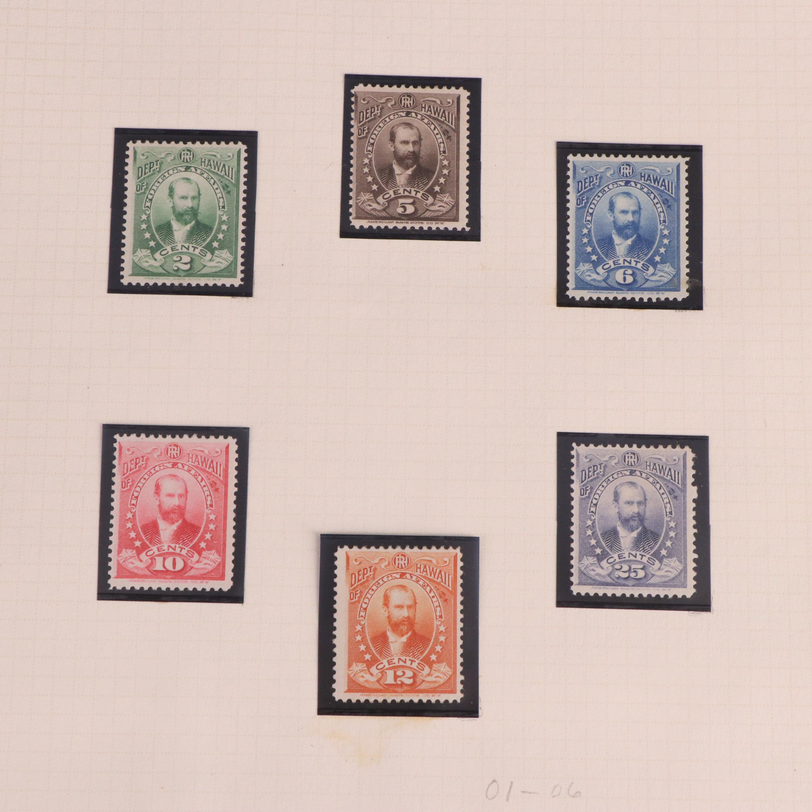 Extensive Hawaiian Stamp Collection