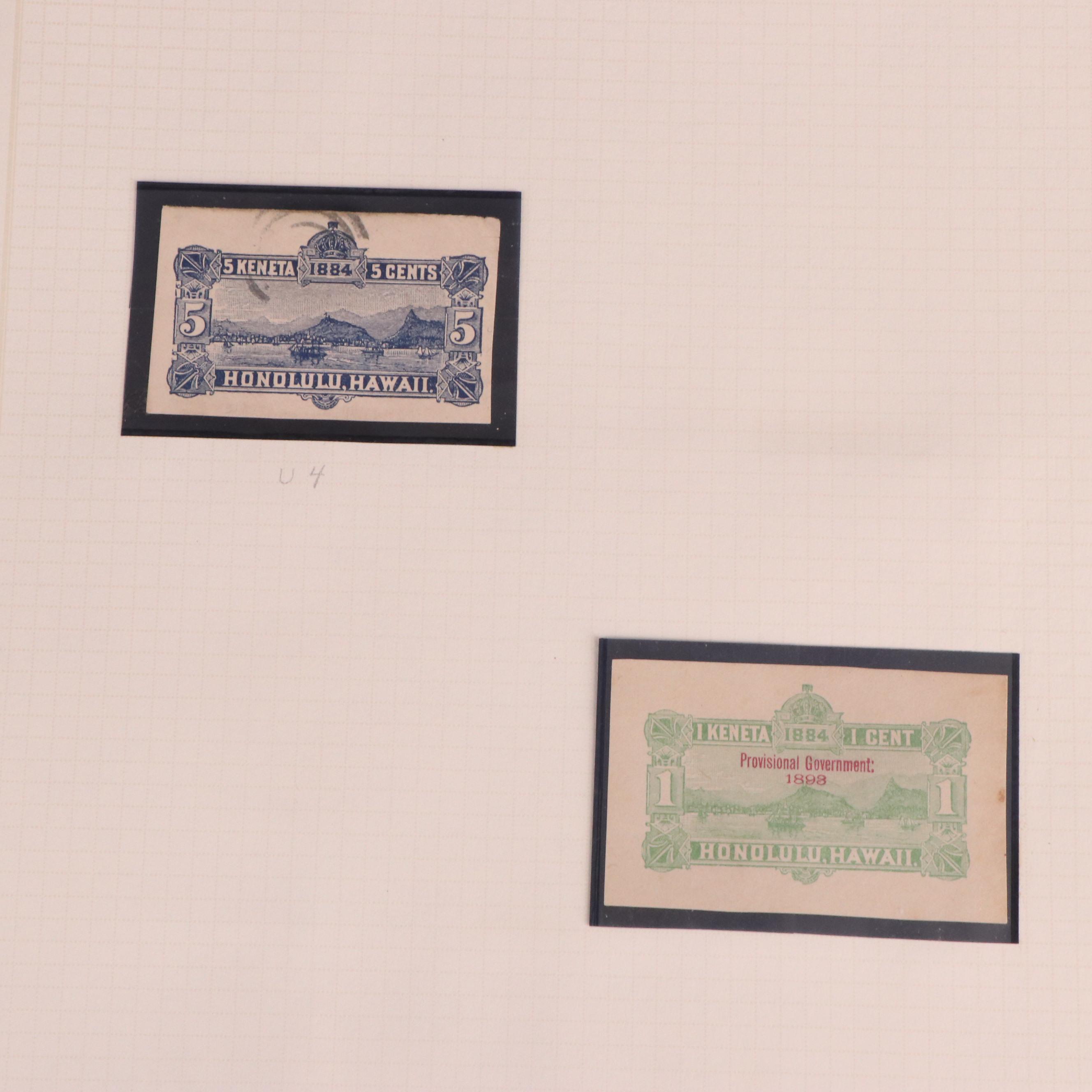Extensive Hawaiian Stamp Collection