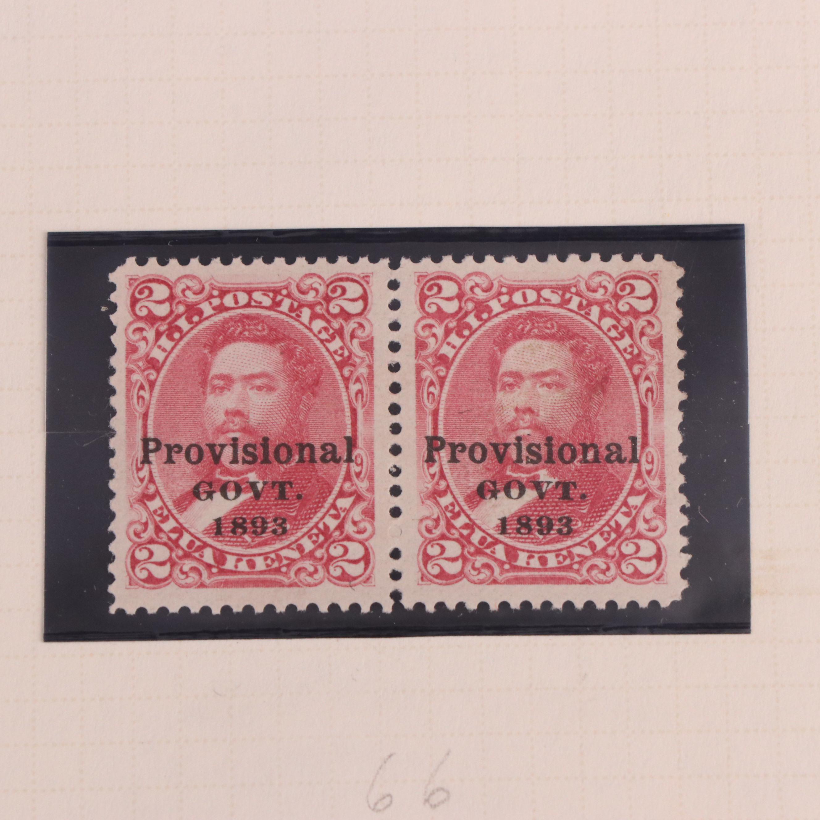 Extensive Hawaiian Stamp Collection