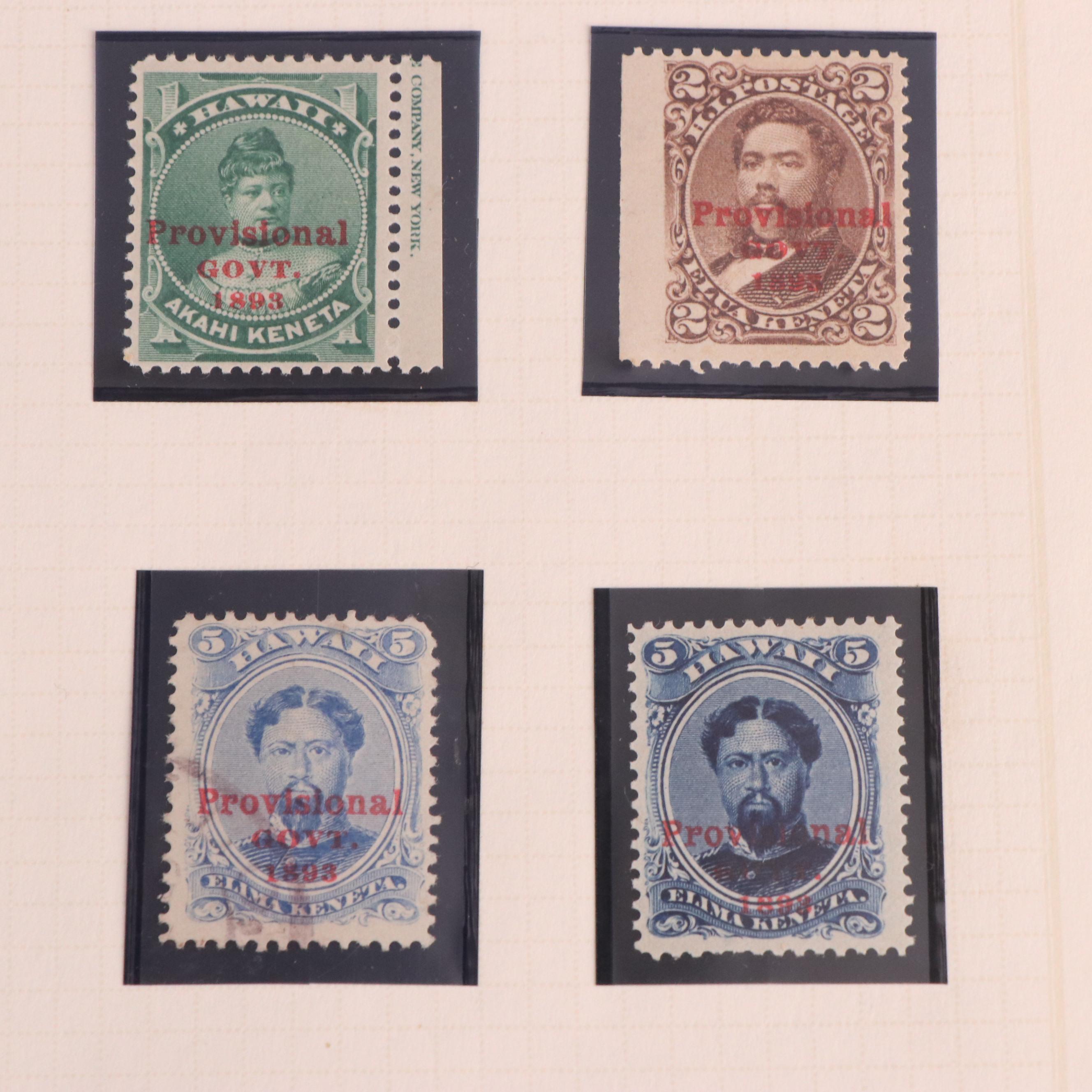 Extensive Hawaiian Stamp Collection