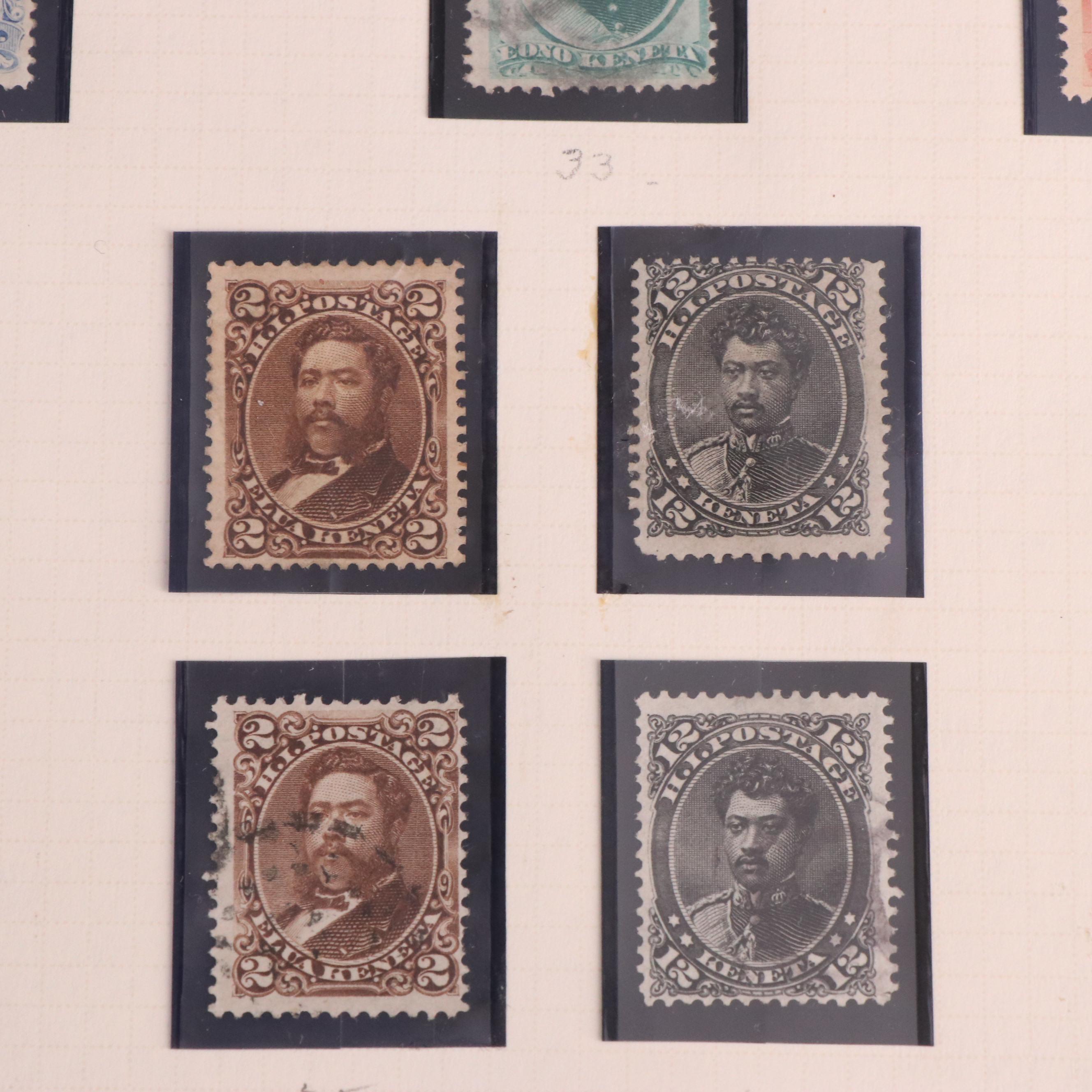 Extensive Hawaiian Stamp Collection