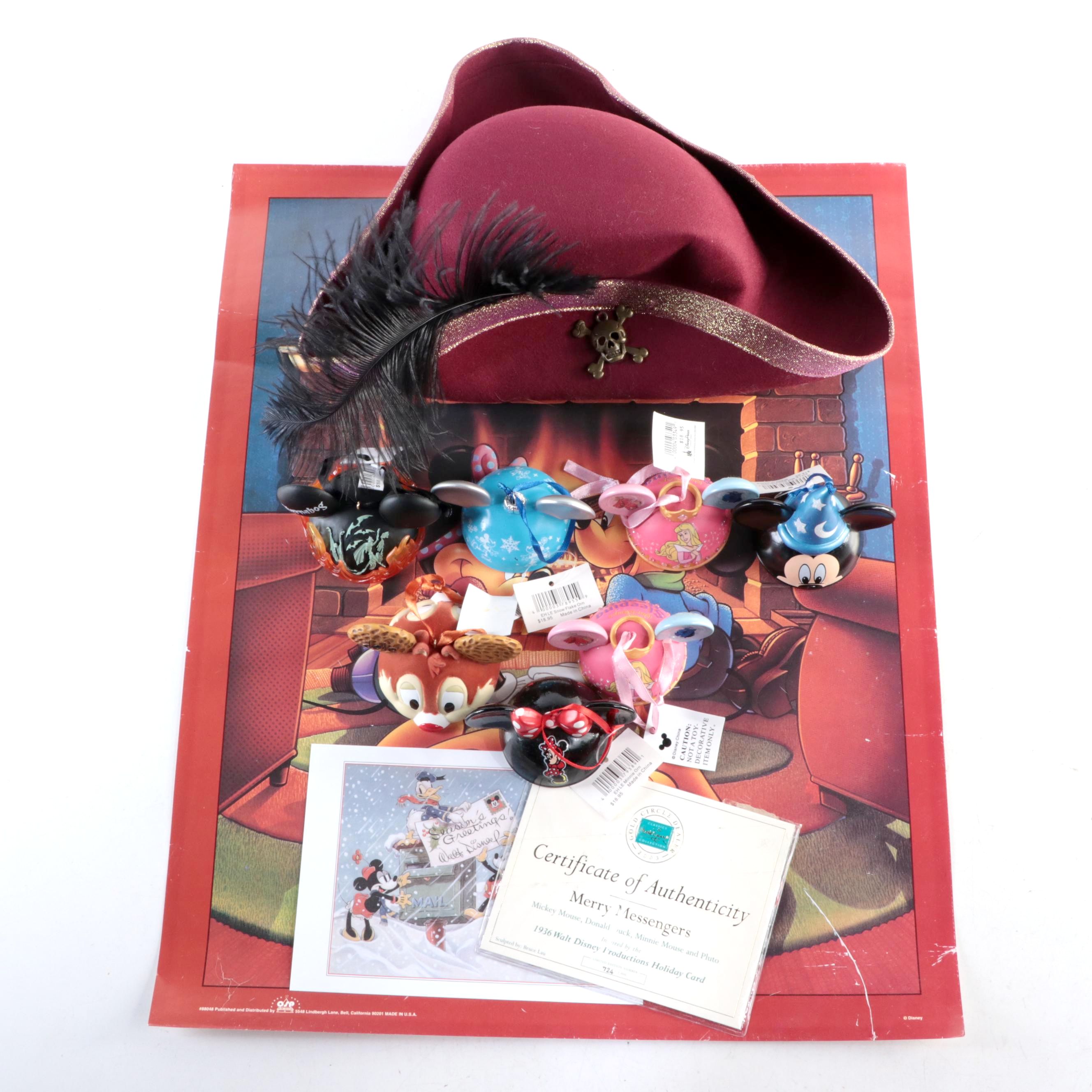 Disney Themed Figurines, Poster, and More