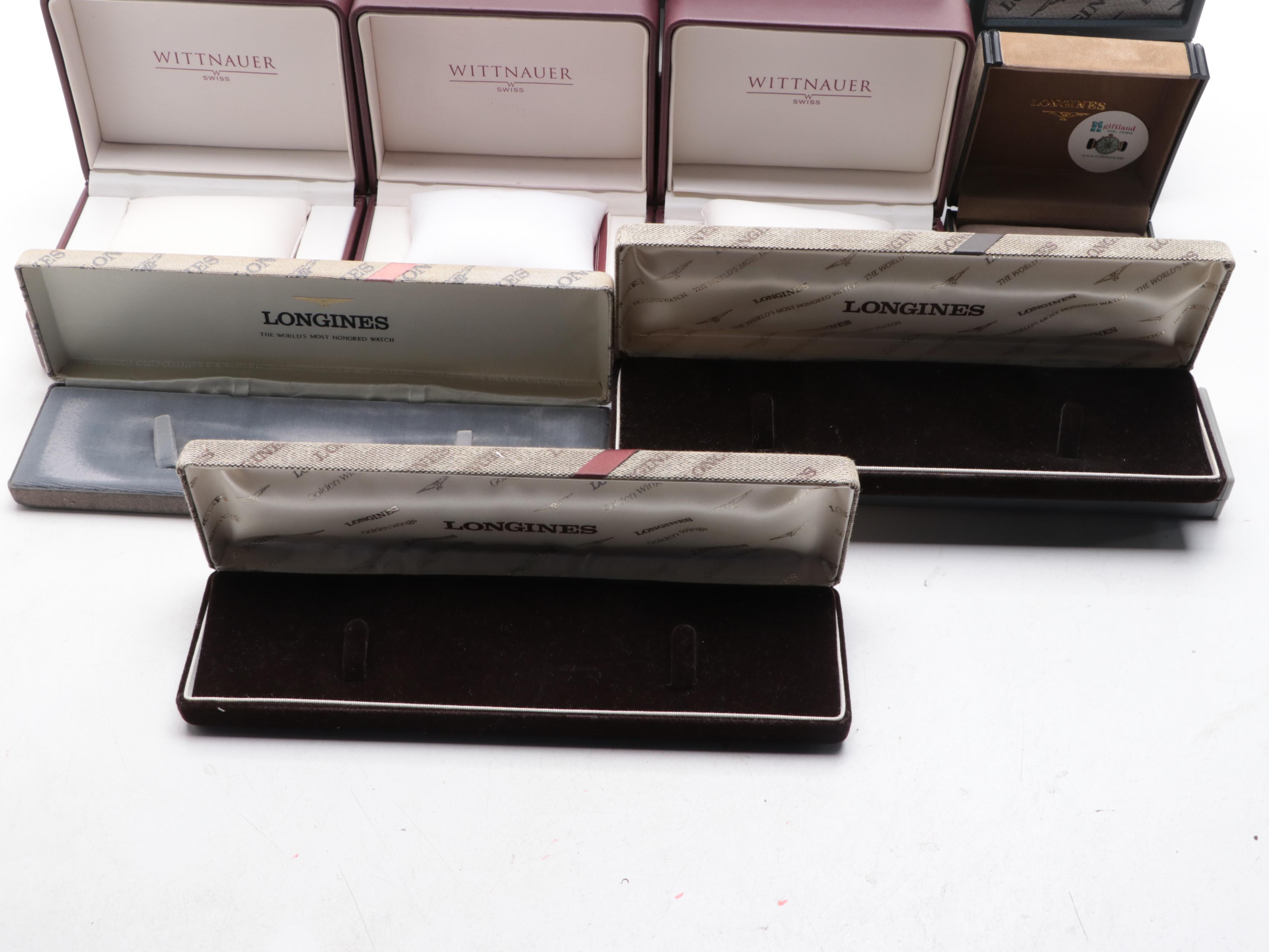 Longines and Wittnauer Watch Boxes