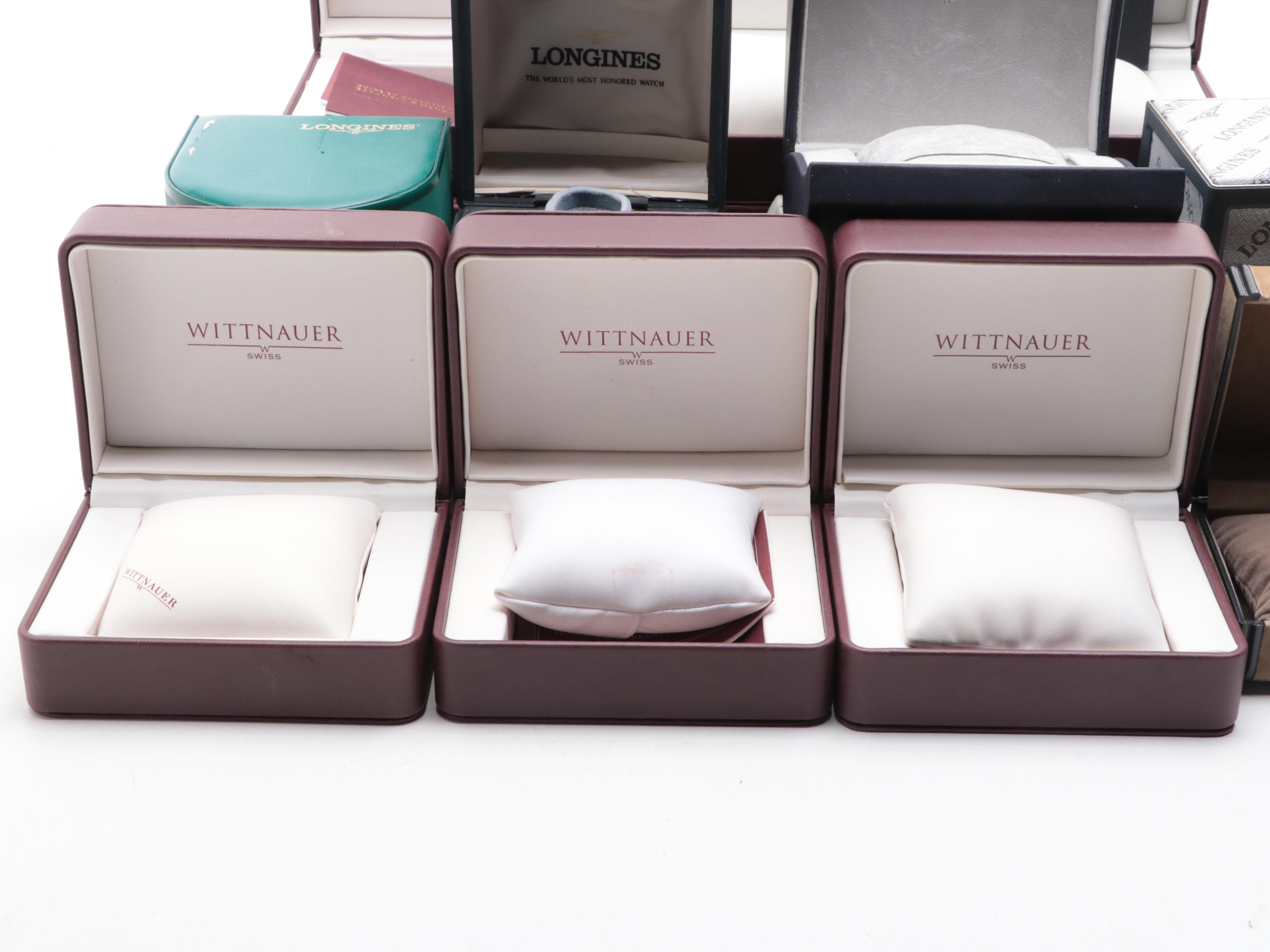Longines and Wittnauer Watch Boxes