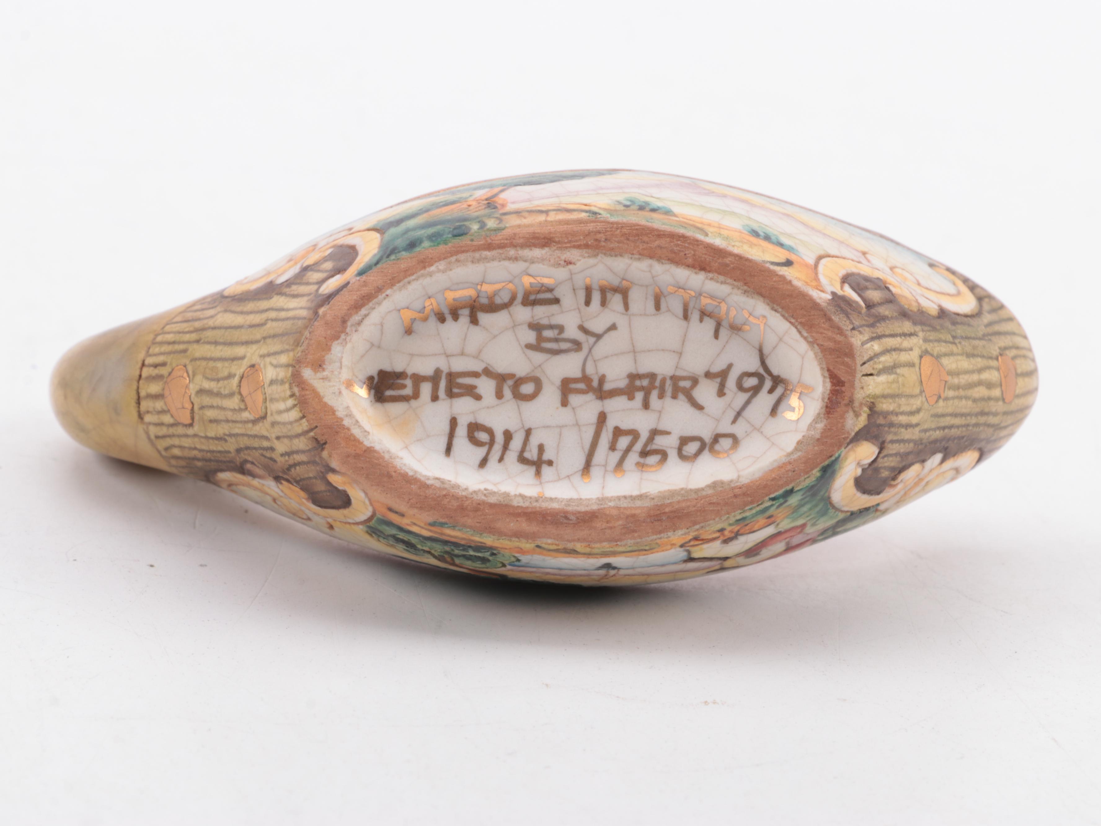 Royal Haeger Ceramic Vase with Ferrandiz "Spring Arrivals" Brass Bell and More