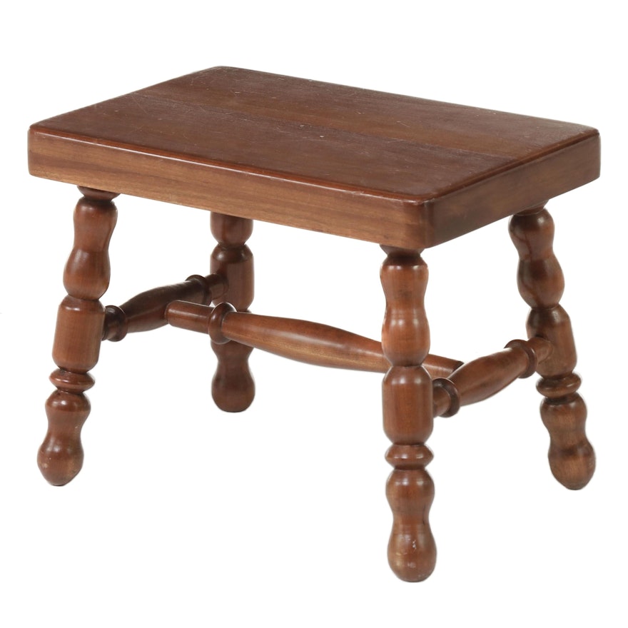 American Colonial Style Cherrywood Stool