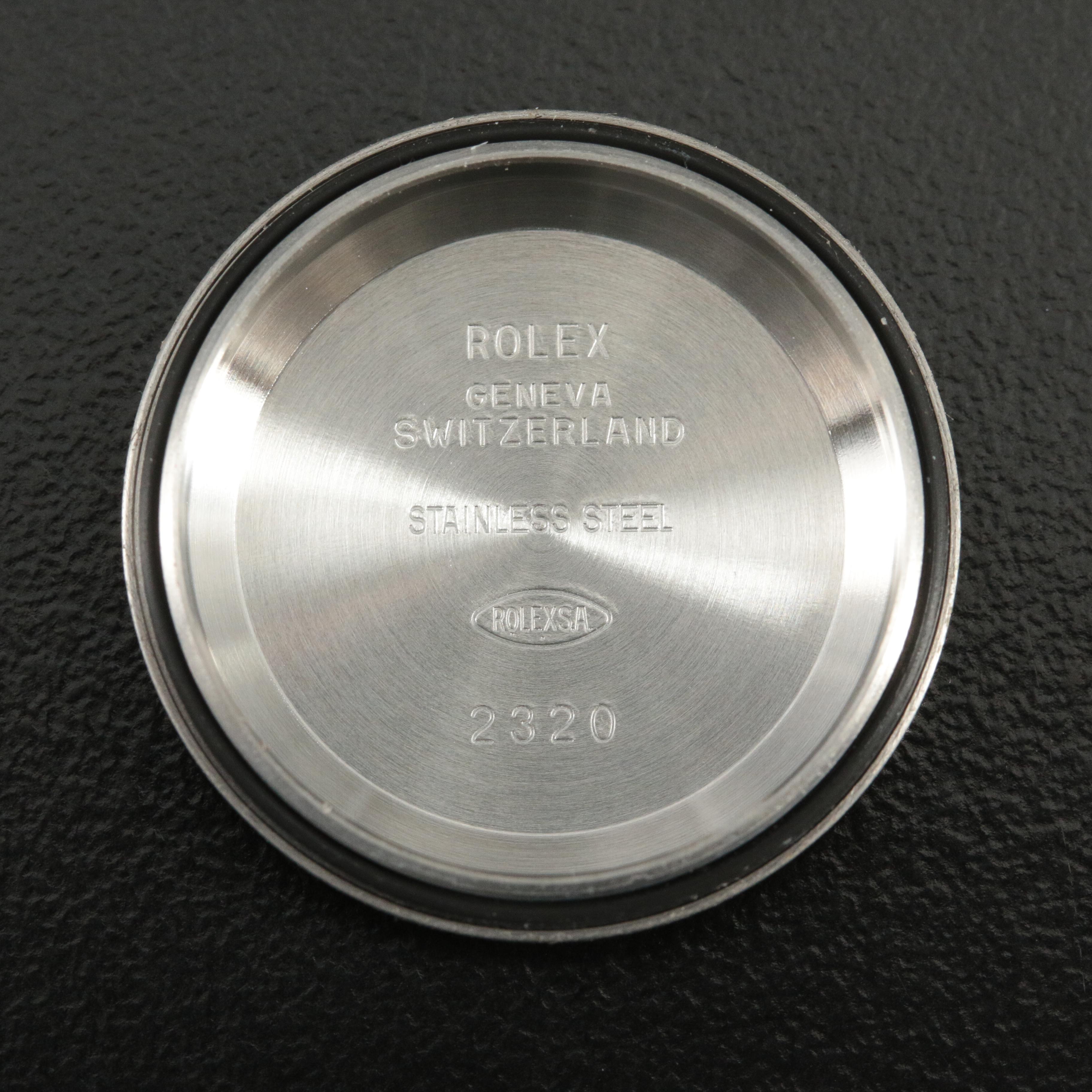 Rolex Oyster Perpetual Olive Green Dial Watch