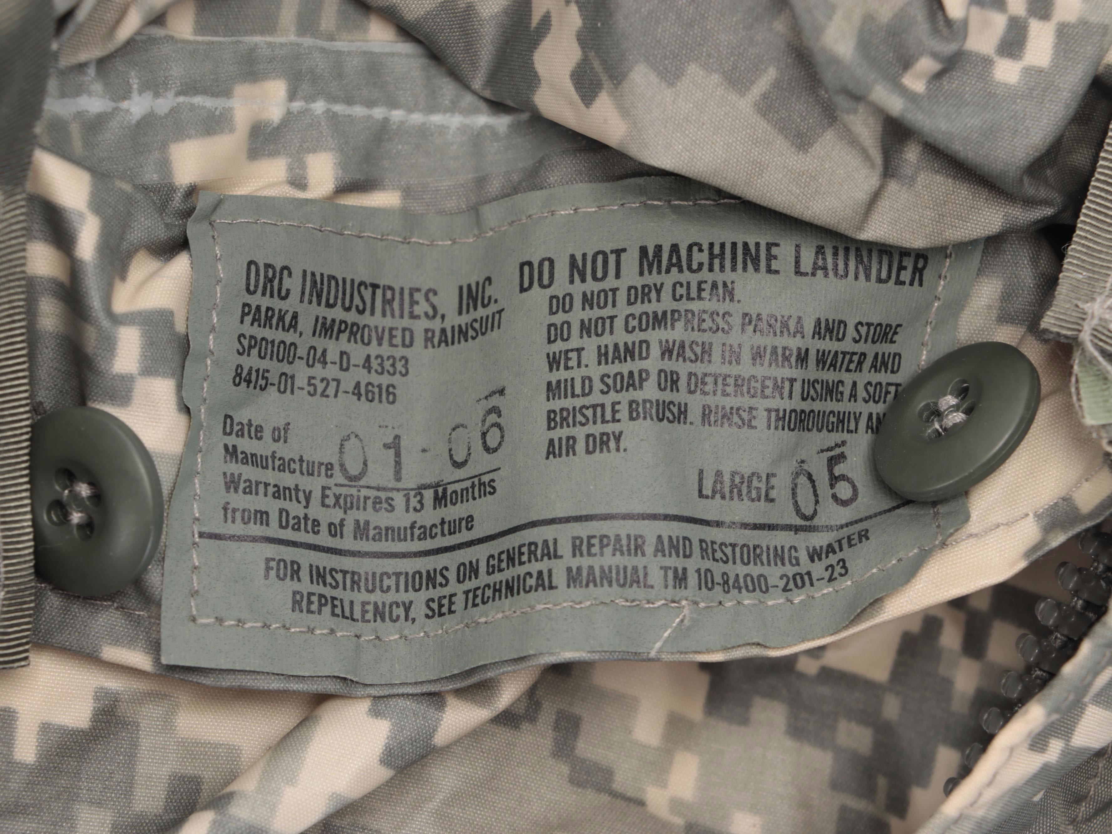 U. S. Army Universal Camouflage Pattern Uniform with Hats and Belts