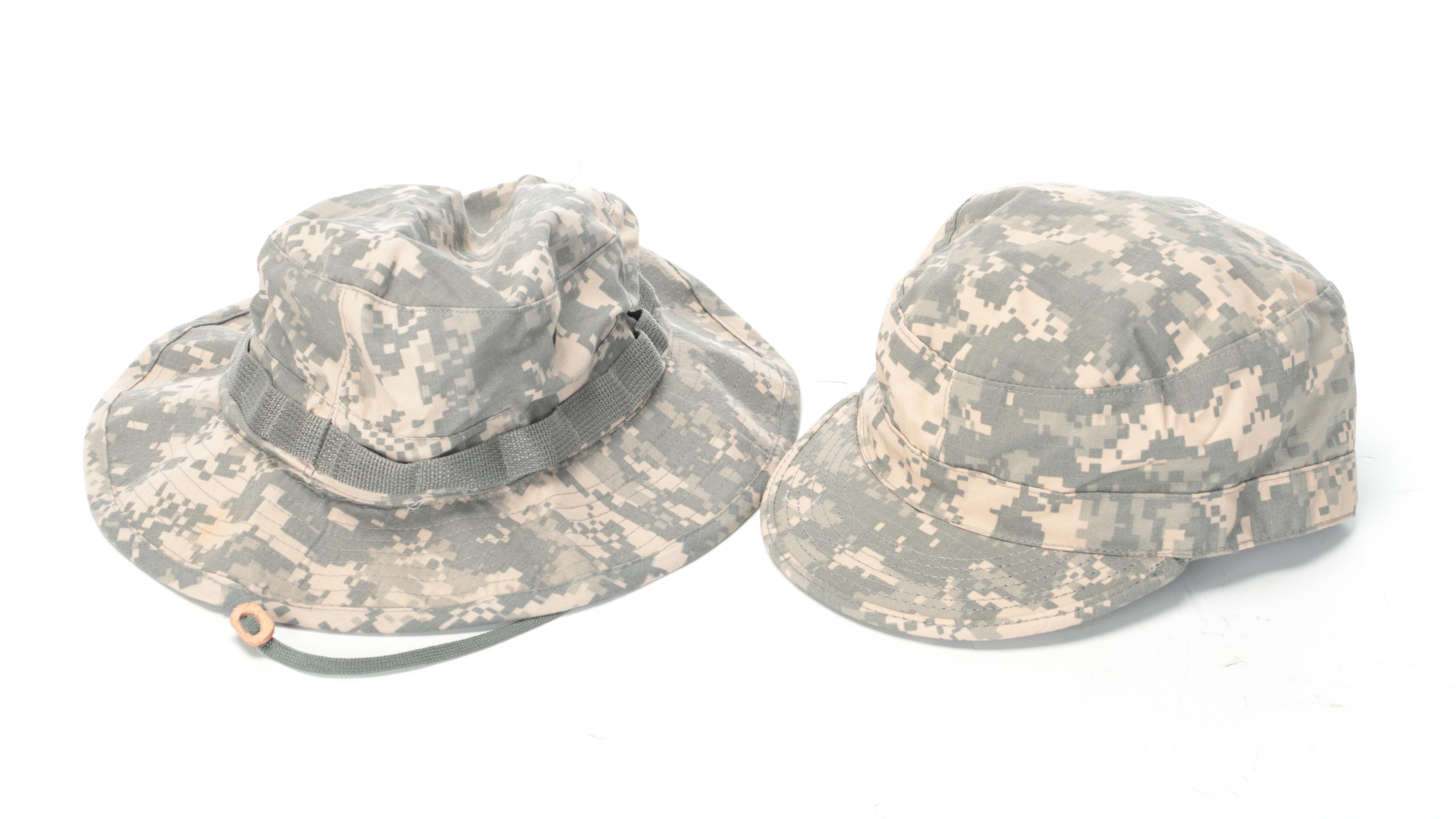 U. S. Army Universal Camouflage Pattern Uniform with Hats and Belts