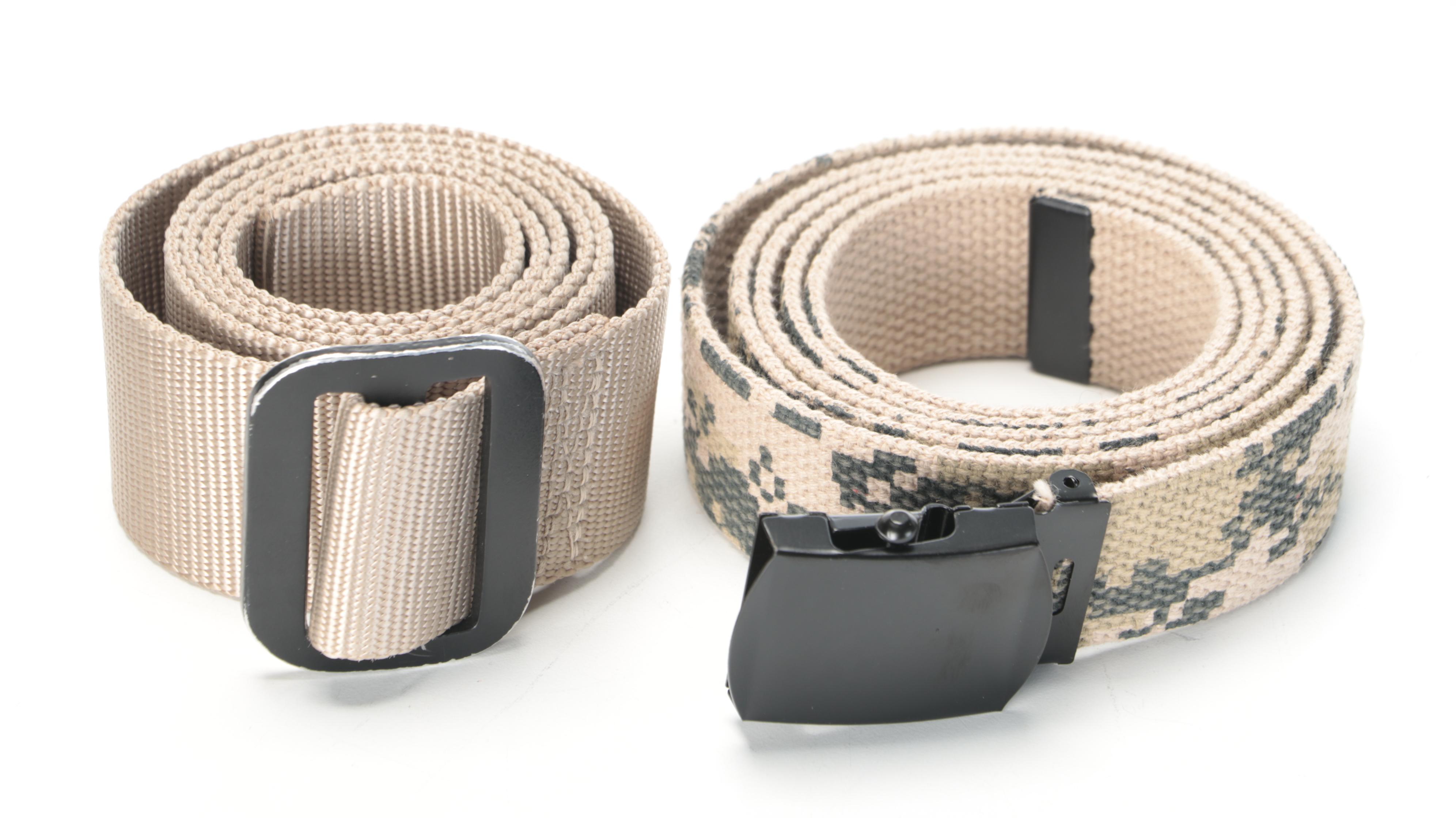 U. S. Army Universal Camouflage Pattern Uniform with Hats and Belts