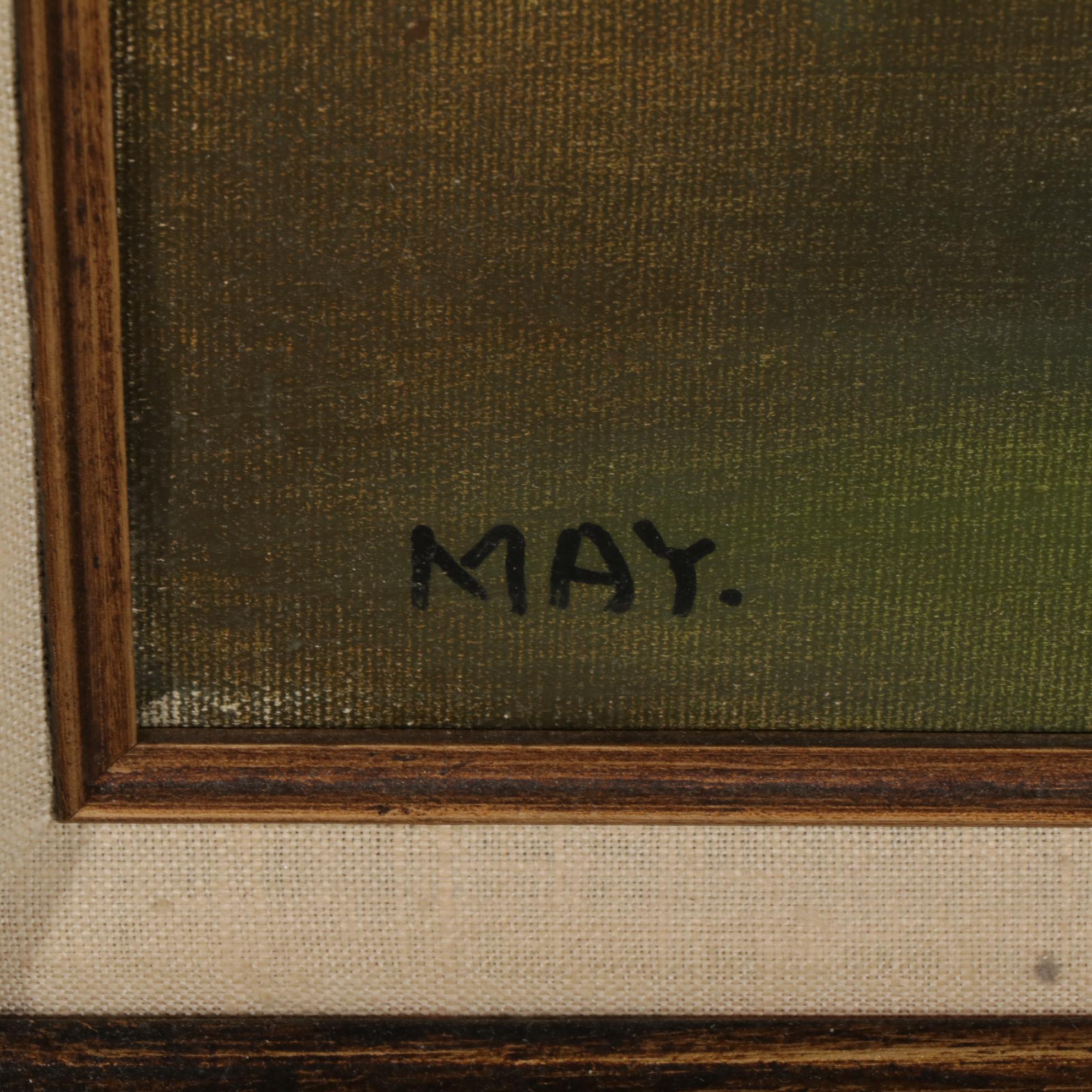 Still Life Oil Paintings of Flower Vases, Circa 2000