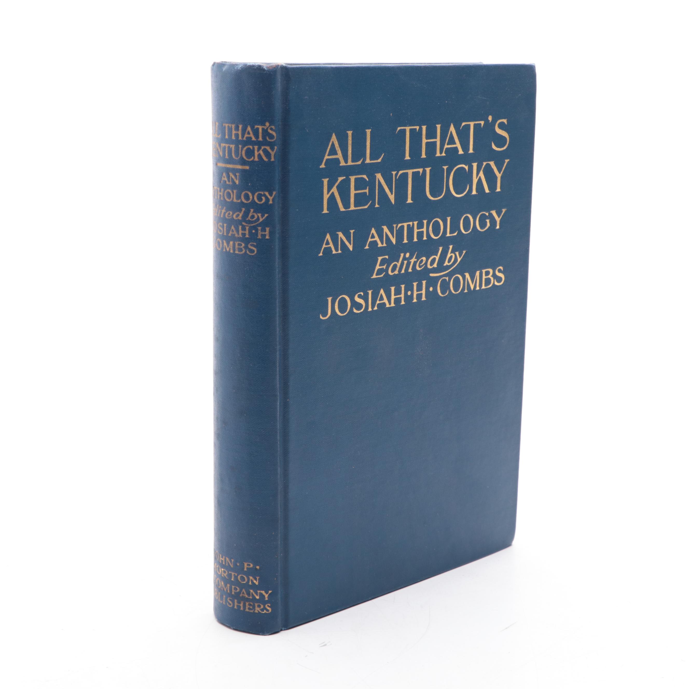 Signed First Edition "Collecting Kentucky, 1790–1860" with "All That's Kentucky"