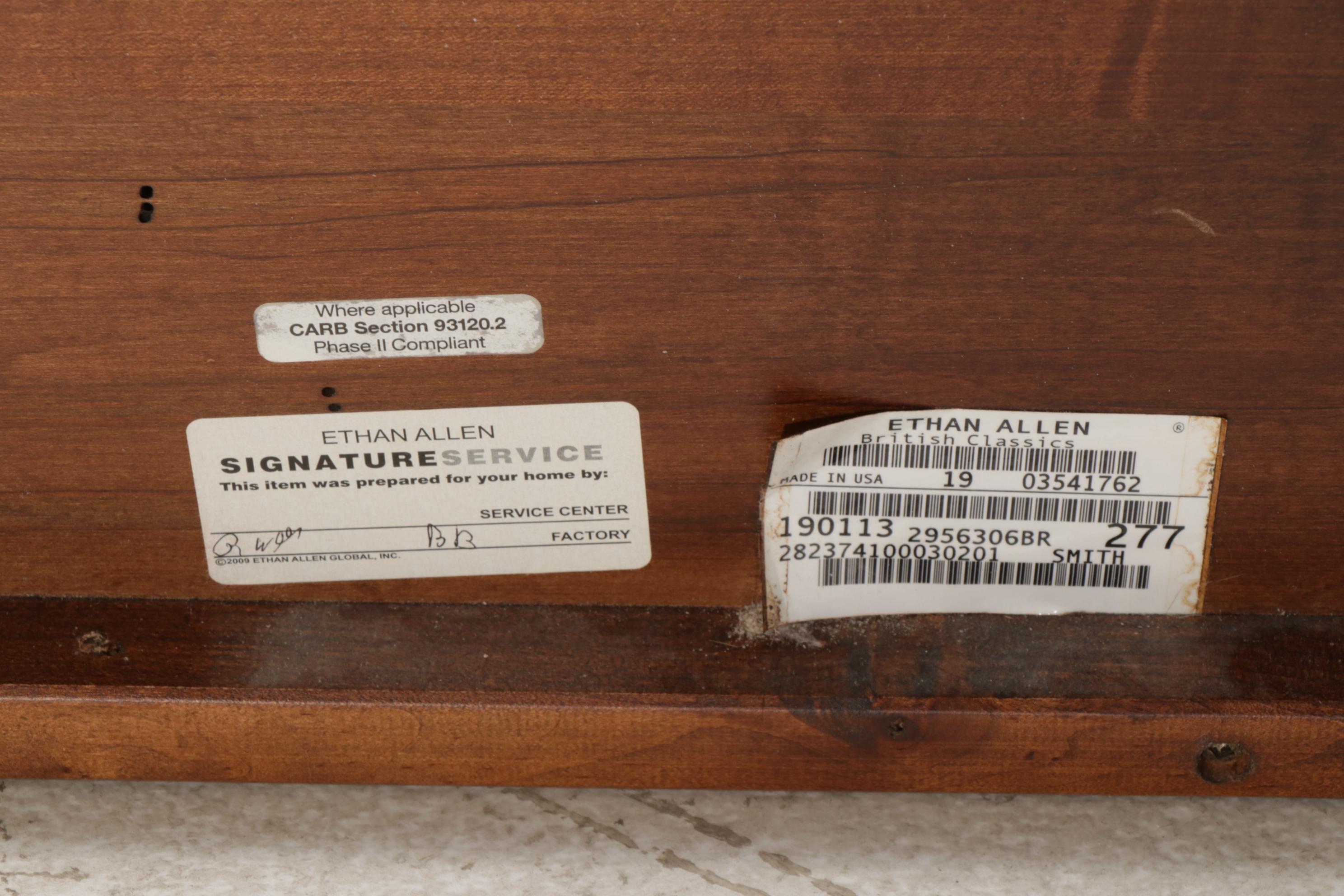 Ethan Allen British Classics "Cayman" King Bed Frame