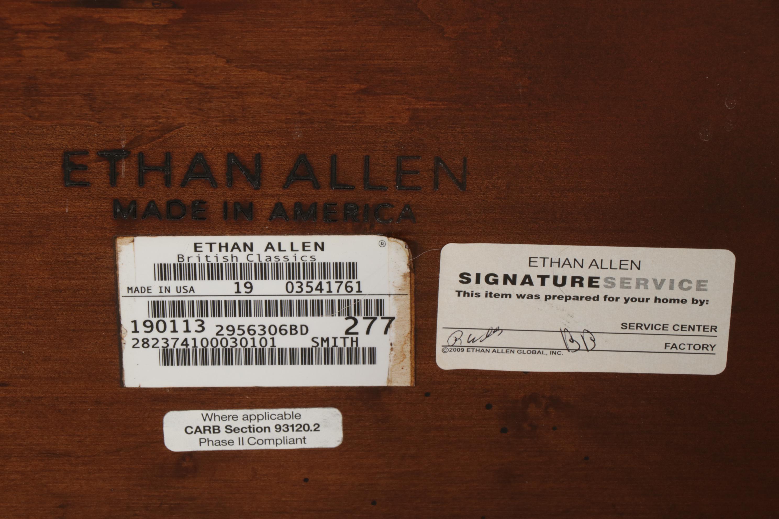 Ethan Allen British Classics "Cayman" King Bed Frame
