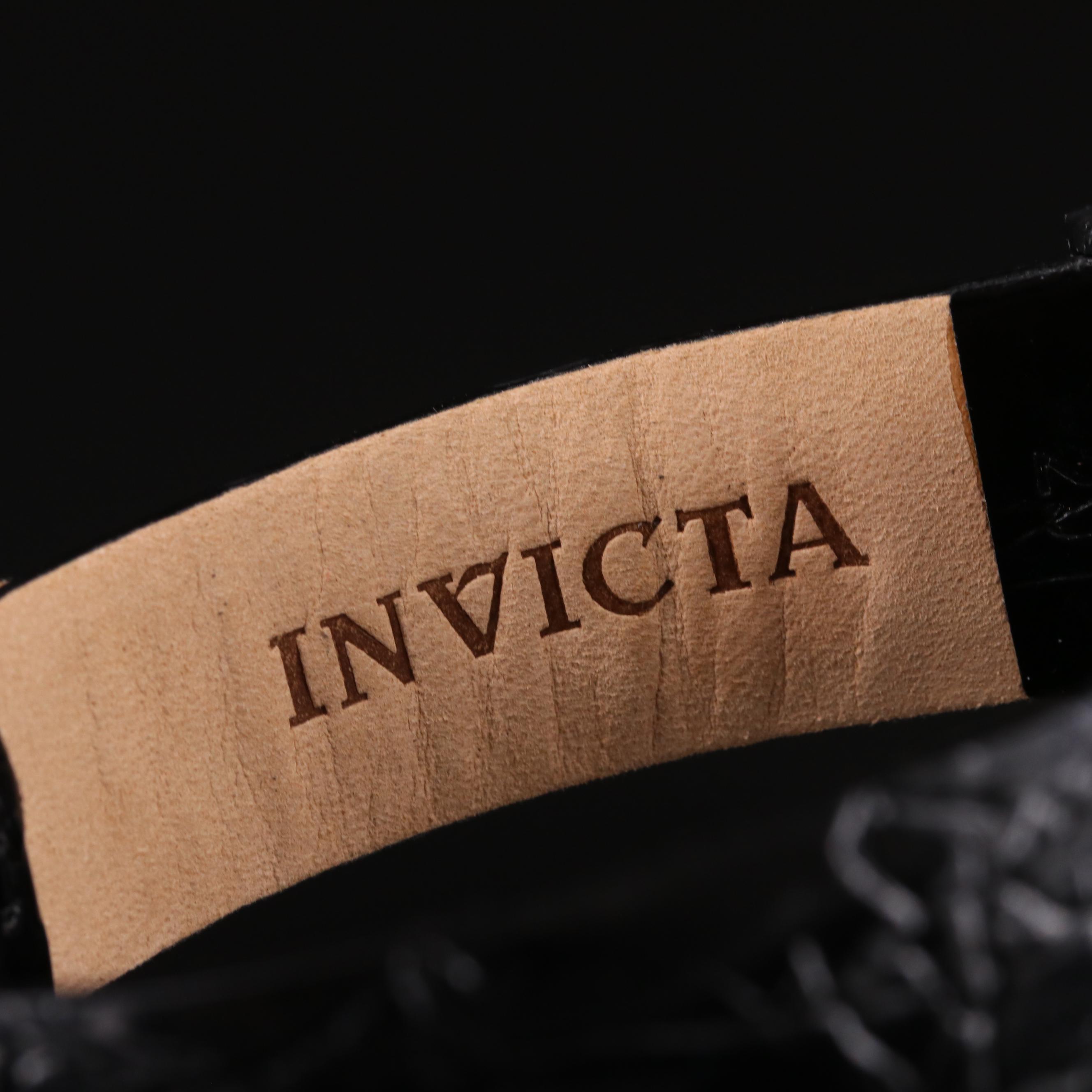 Invicta Black Mother-of-Pearl Quartz Watch