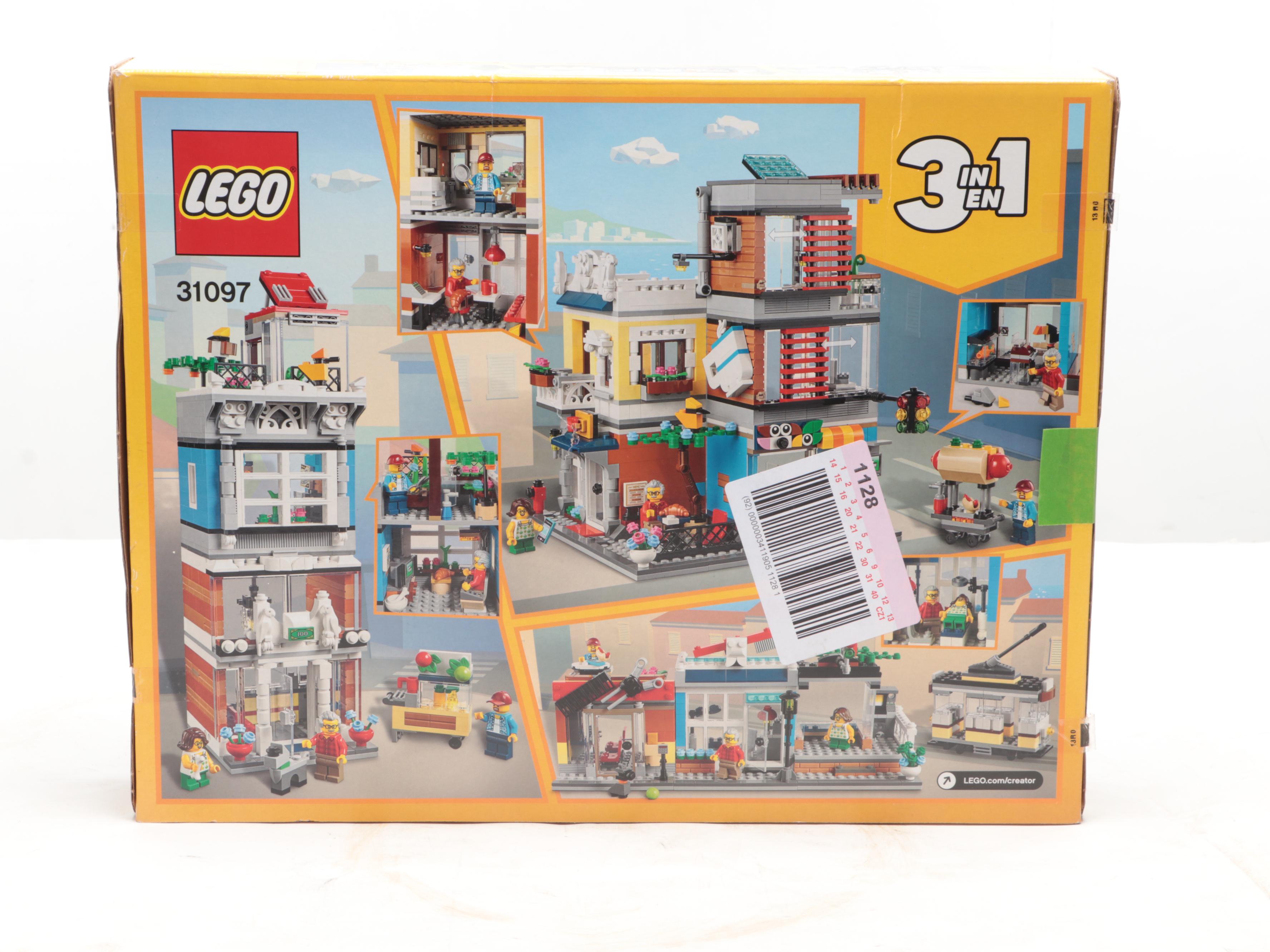 LEGO Creator Townhouse Pet Shop and Cafe Building Set
