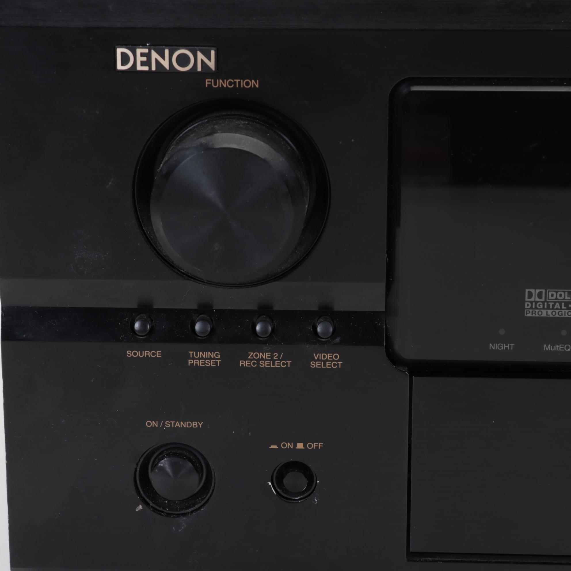 Denon AVR-2807 Home Theater AV Surround Receiver with Remote