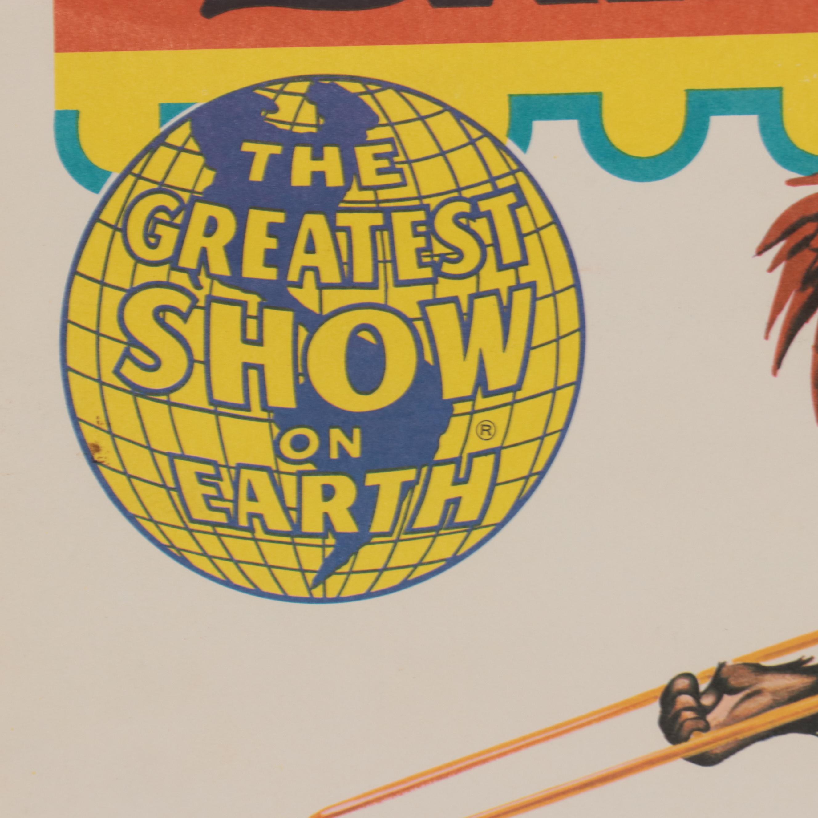 Ringling Bros. and Barnum & Bailey Offset Lithograph Circus Poster