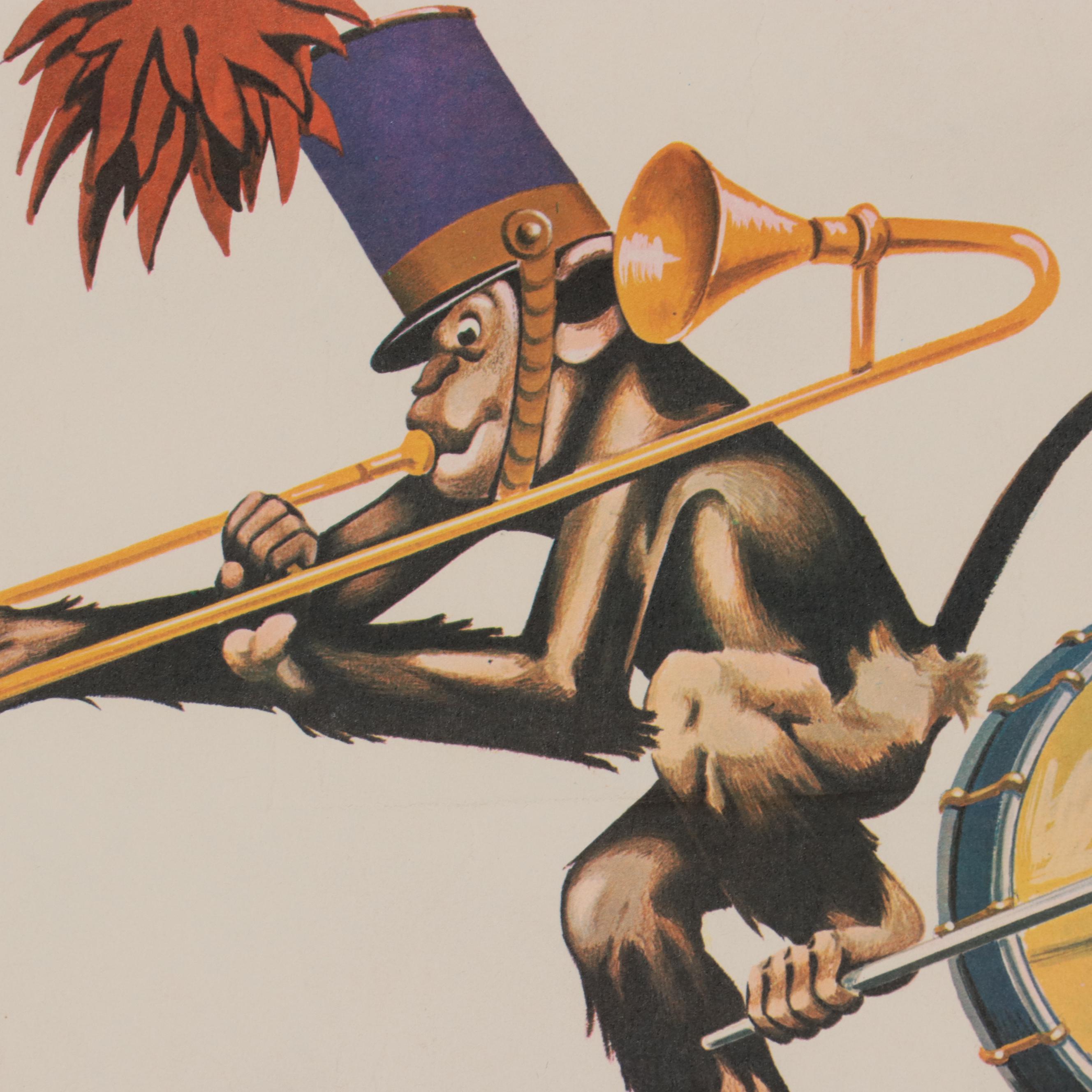 Ringling Bros. and Barnum & Bailey Offset Lithograph Circus Poster