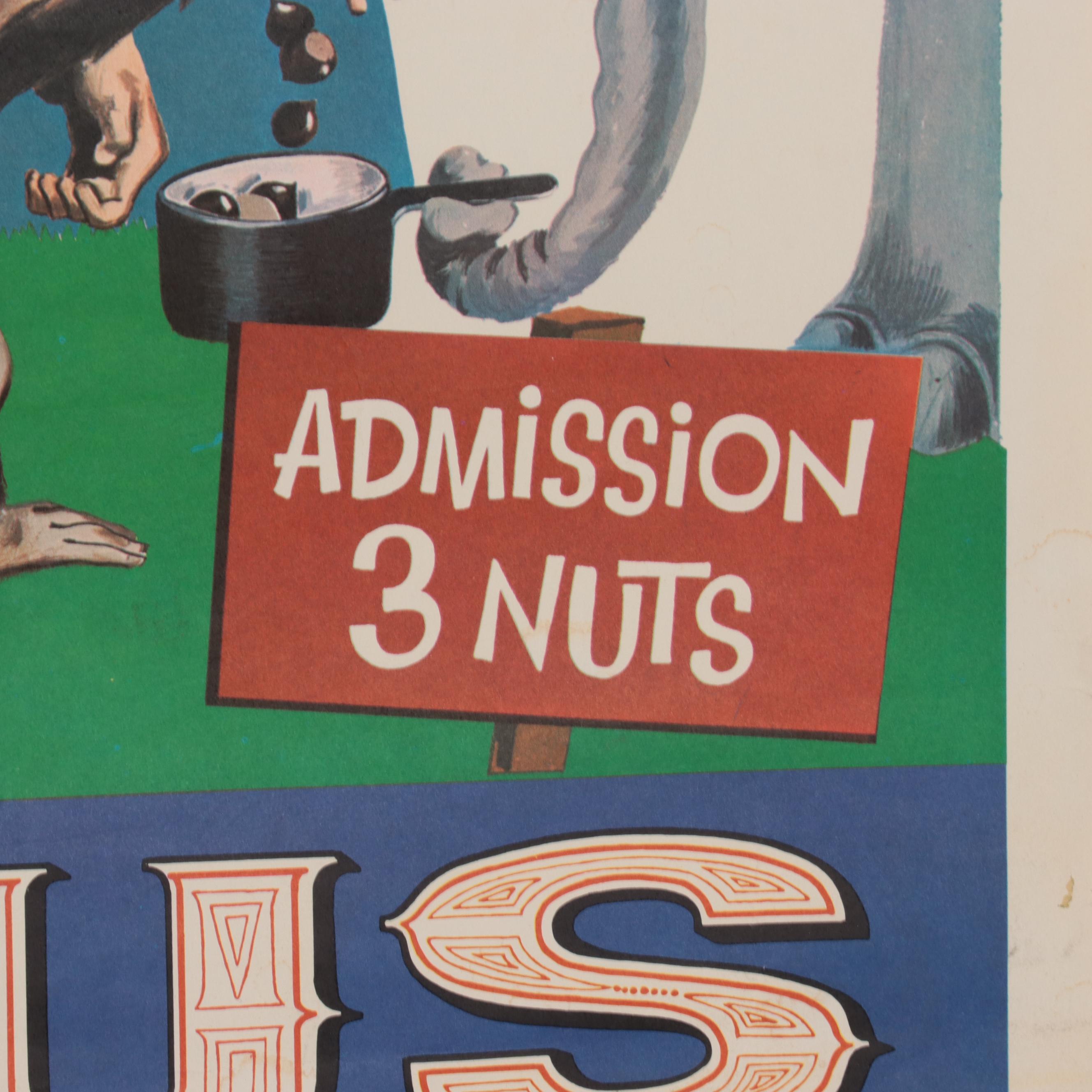 Ringling Bros. and Barnum & Bailey Offset Lithograph Circus Poster