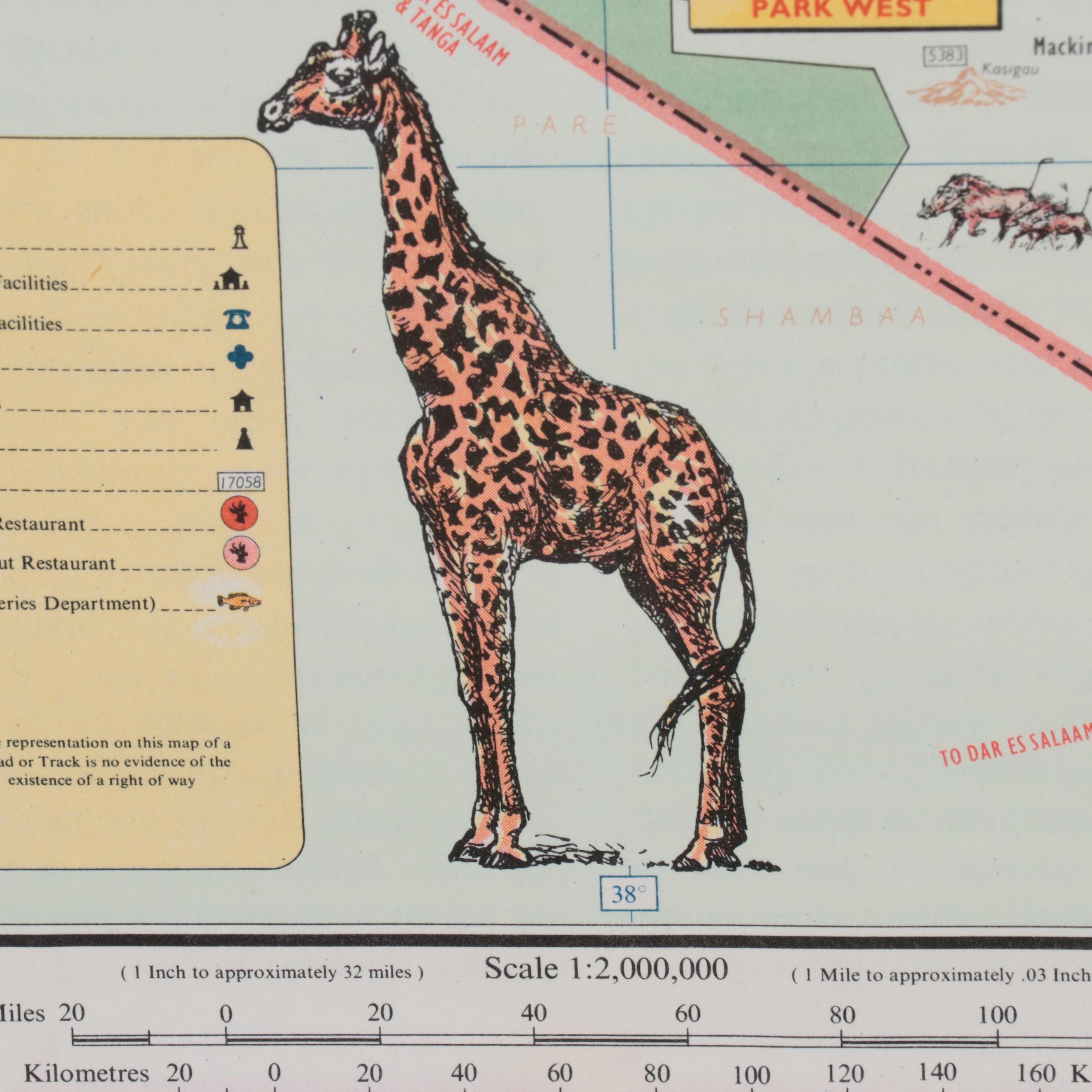 Souvenir Maps of Africa; More, Circa 1970