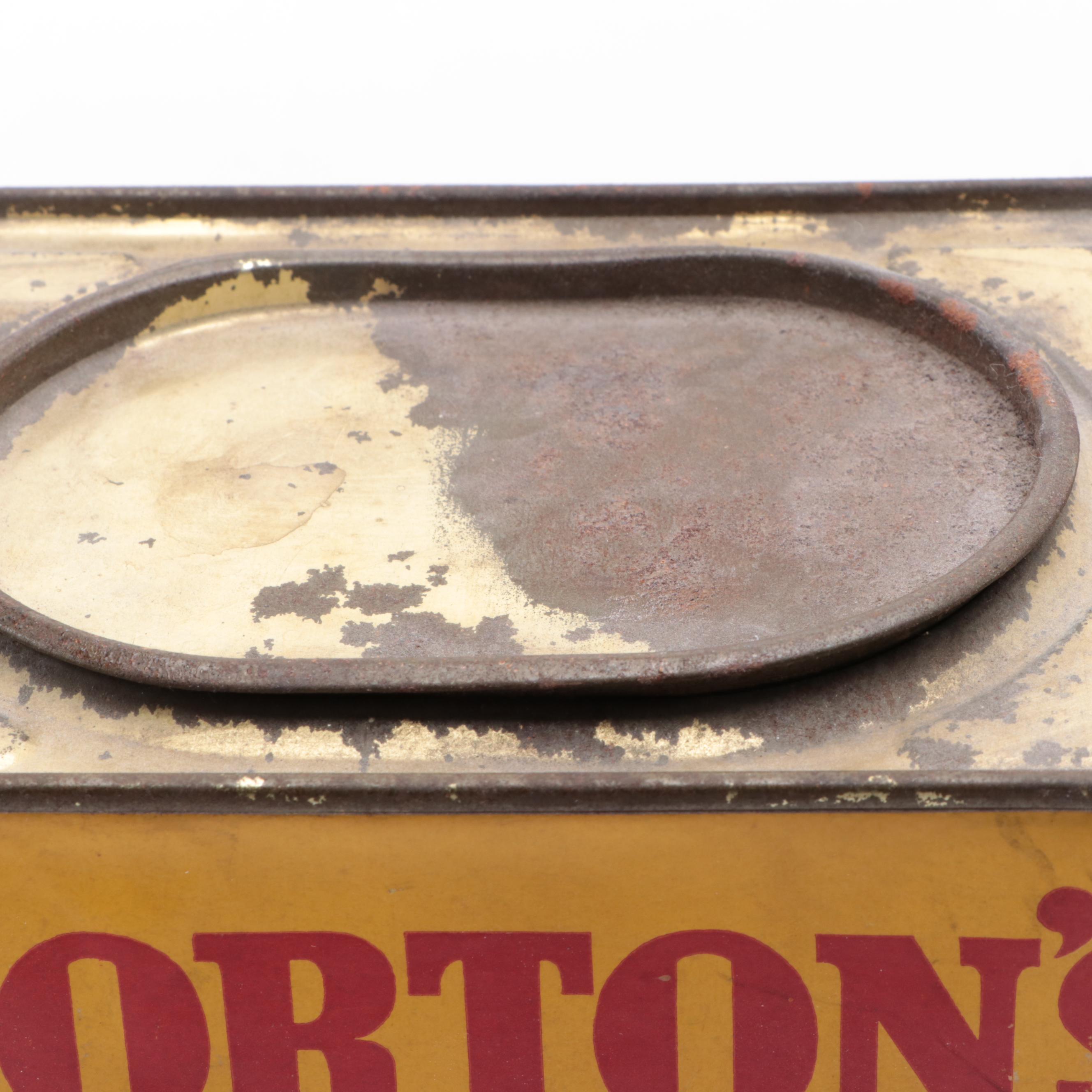 Morton's Salt Container with Other Morton's Advertising Memorabilia