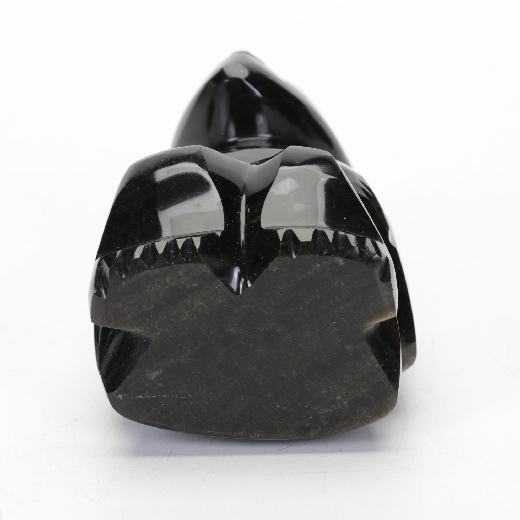 Carved Obsidian Figurines