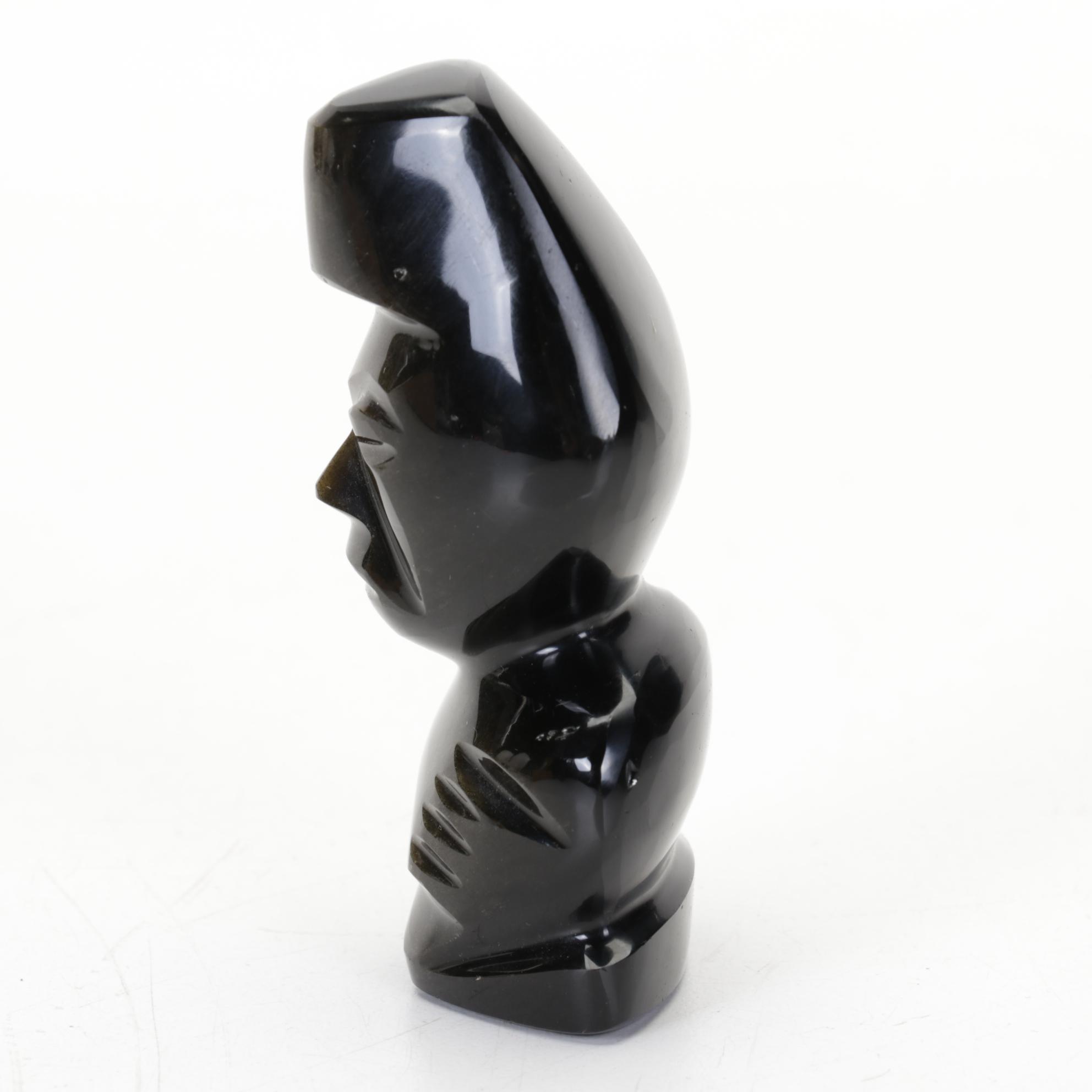 Carved Obsidian Figurines