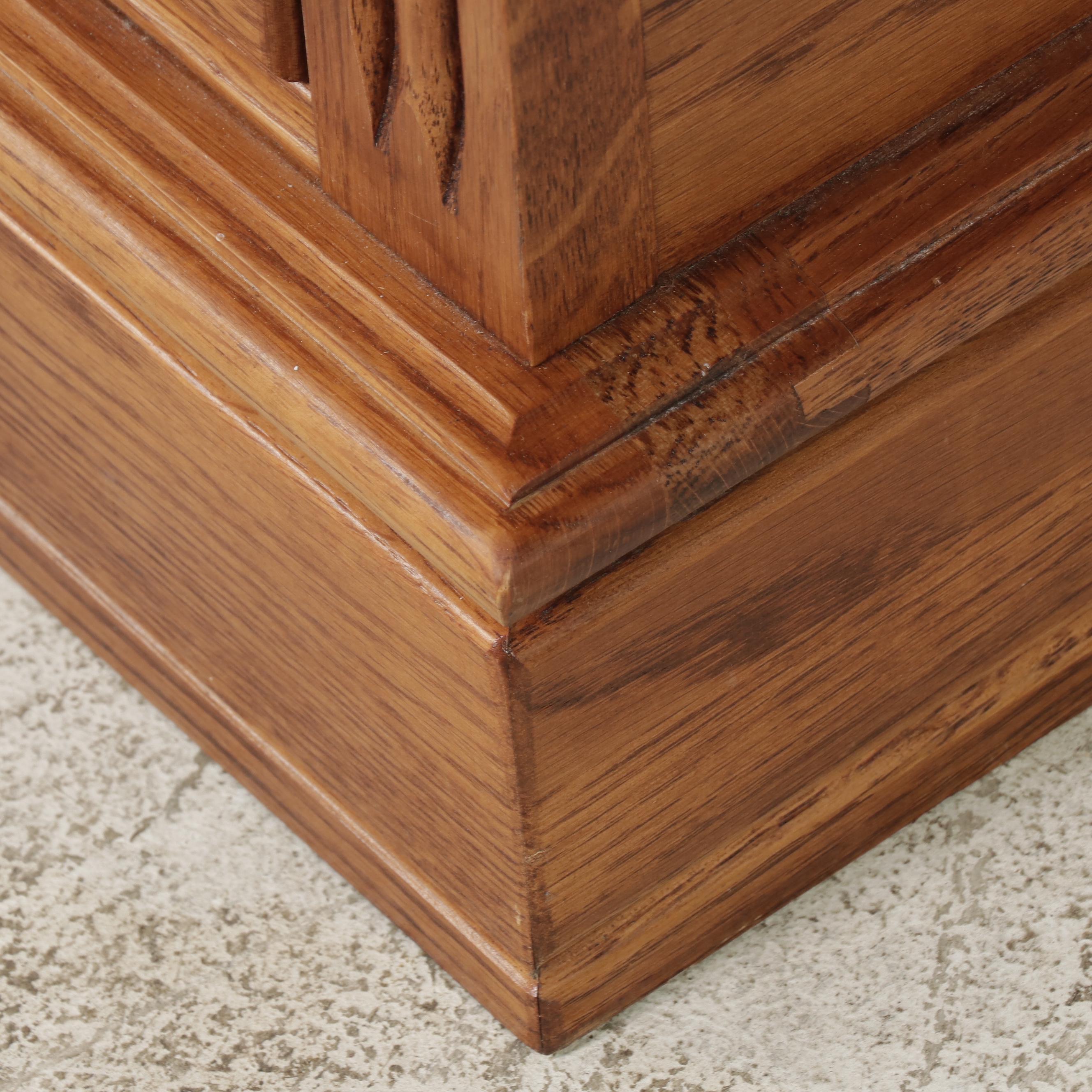 Lexington Victorian Style Oak Chifferobe