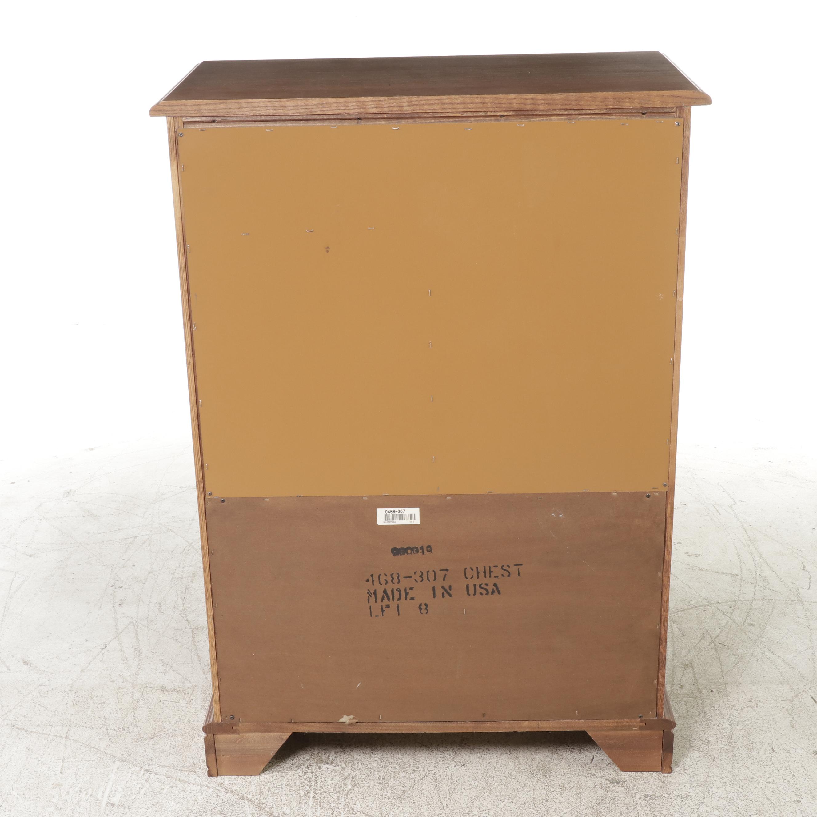 Lexington Victorian Style Oak Chifferobe