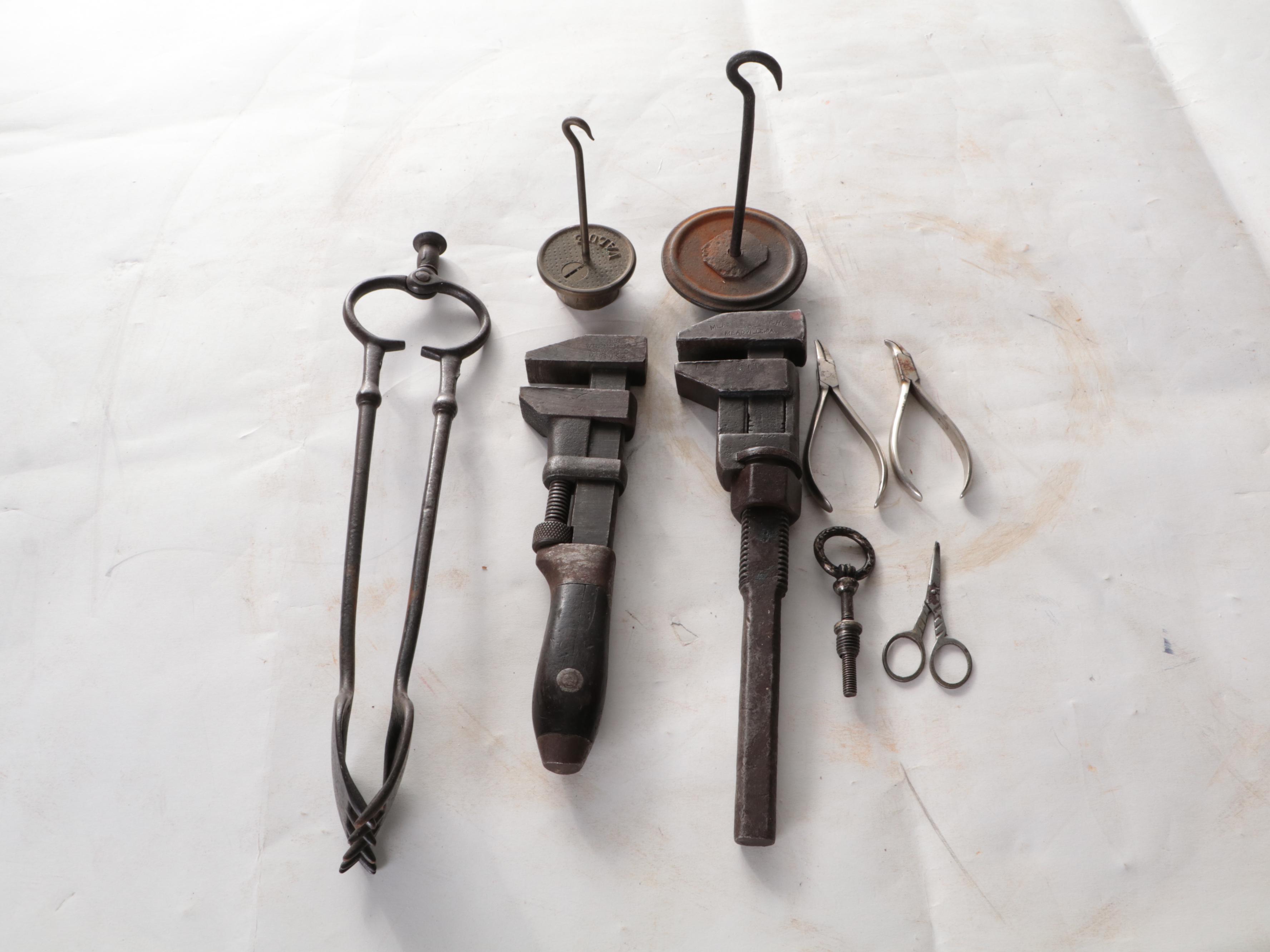 Adjustable Pipe Wrenches, Spirit Levels and More Assorted Hand Tools