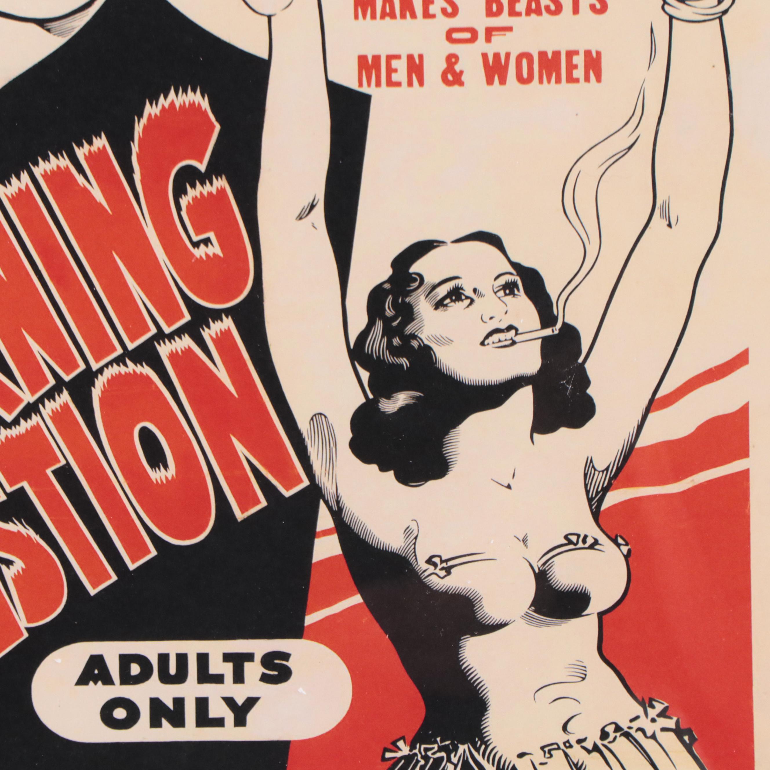 Offset Lithograph Marijuana Propaganda Poster, 21st Century