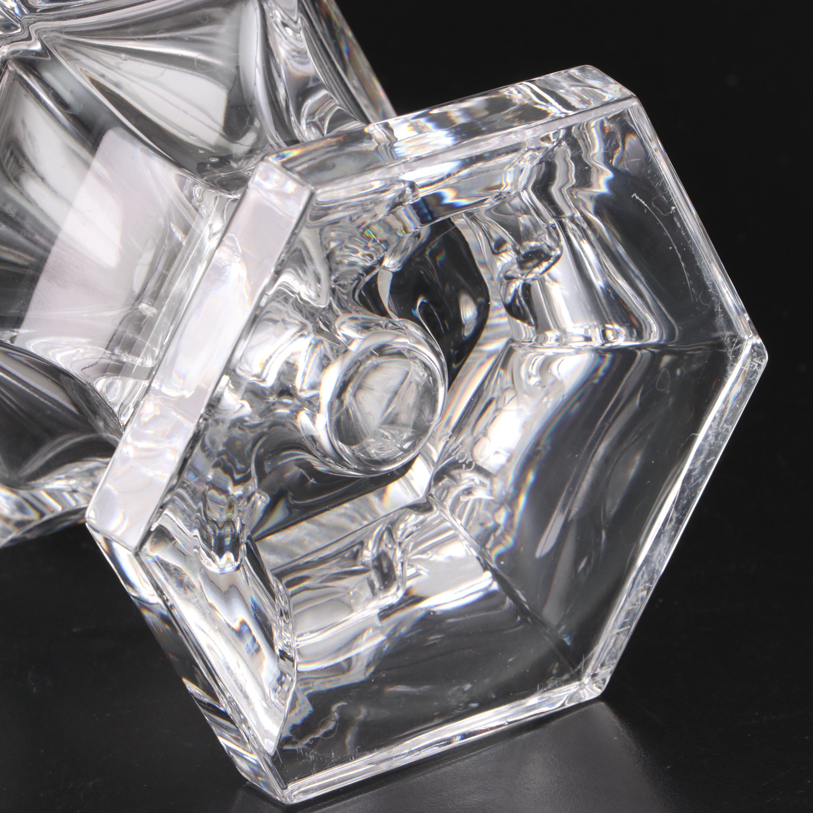 Gorham "Sovereign" Crystal Vase and Royal Doulton "Carnegie" Greek Vase