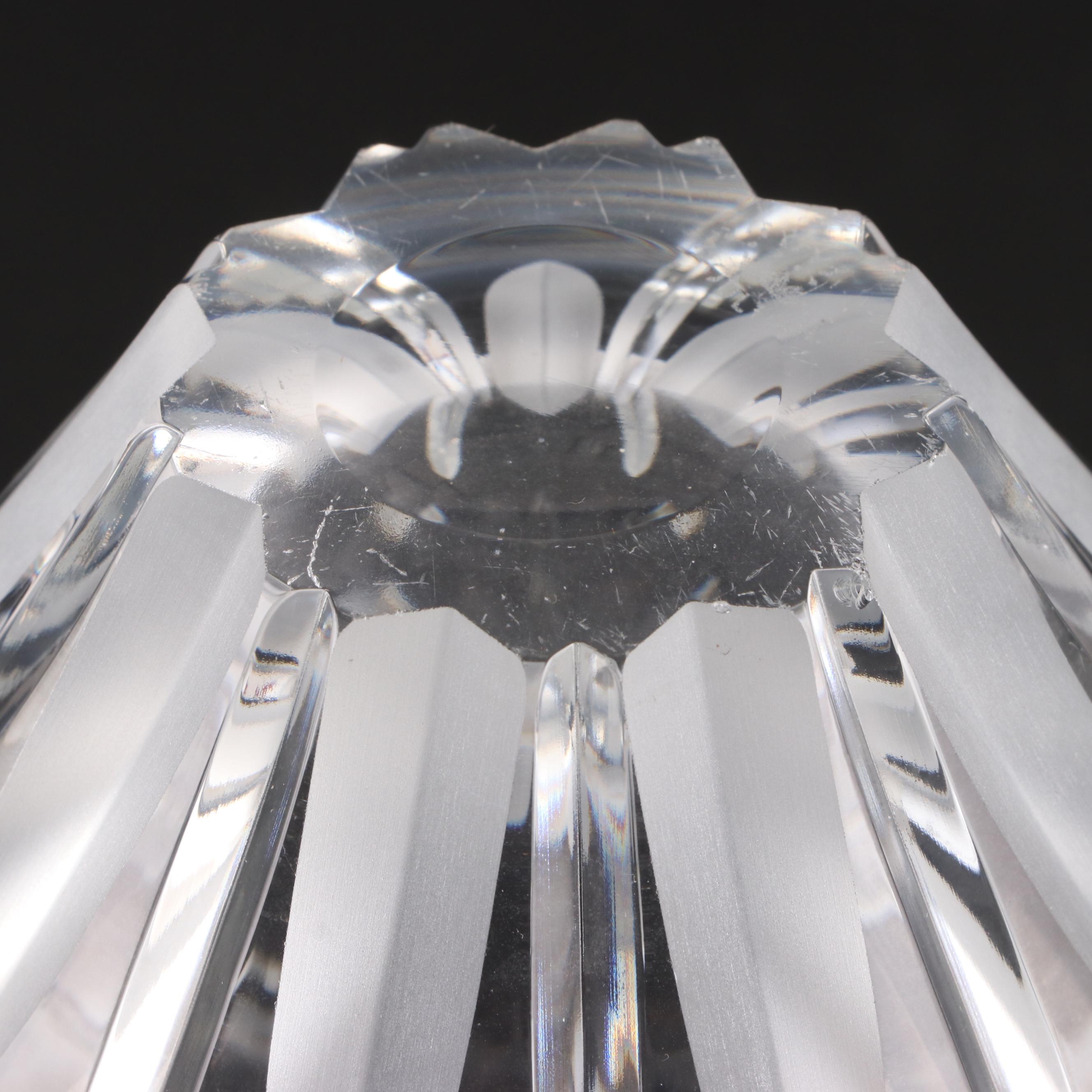 Gorham "Sovereign" Crystal Vase and Royal Doulton "Carnegie" Greek Vase