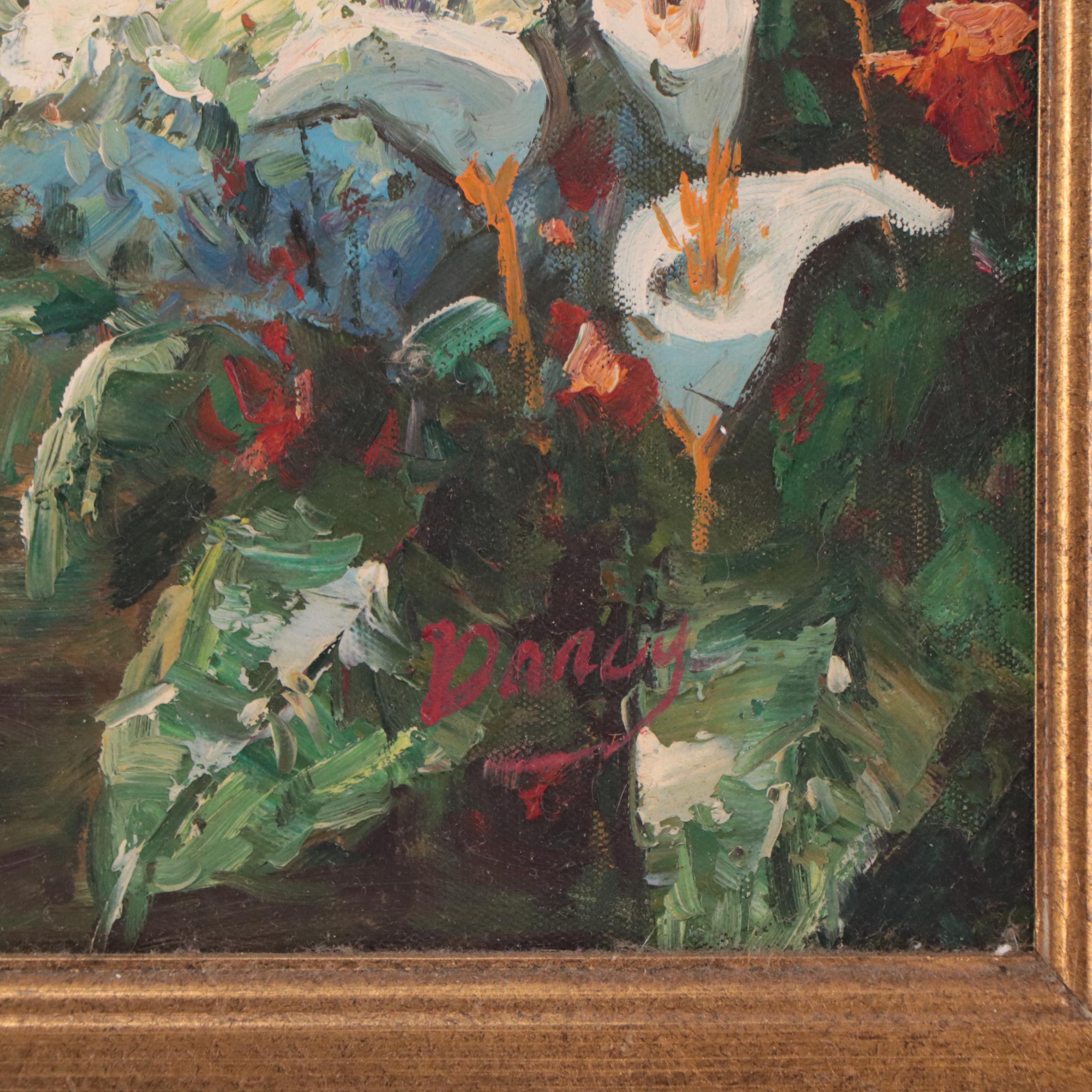 Darcy Garden Landscape Oil Painting, 21st Century