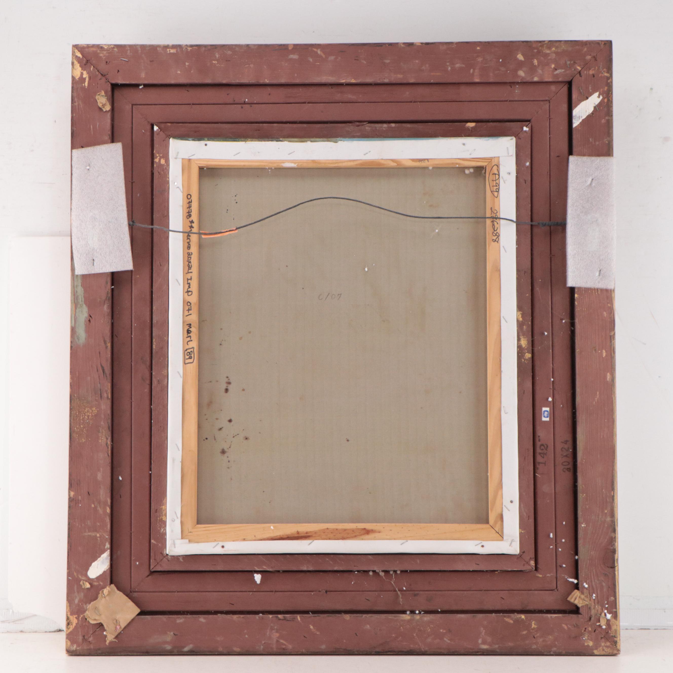 Darcy Garden Landscape Oil Painting, 21st Century