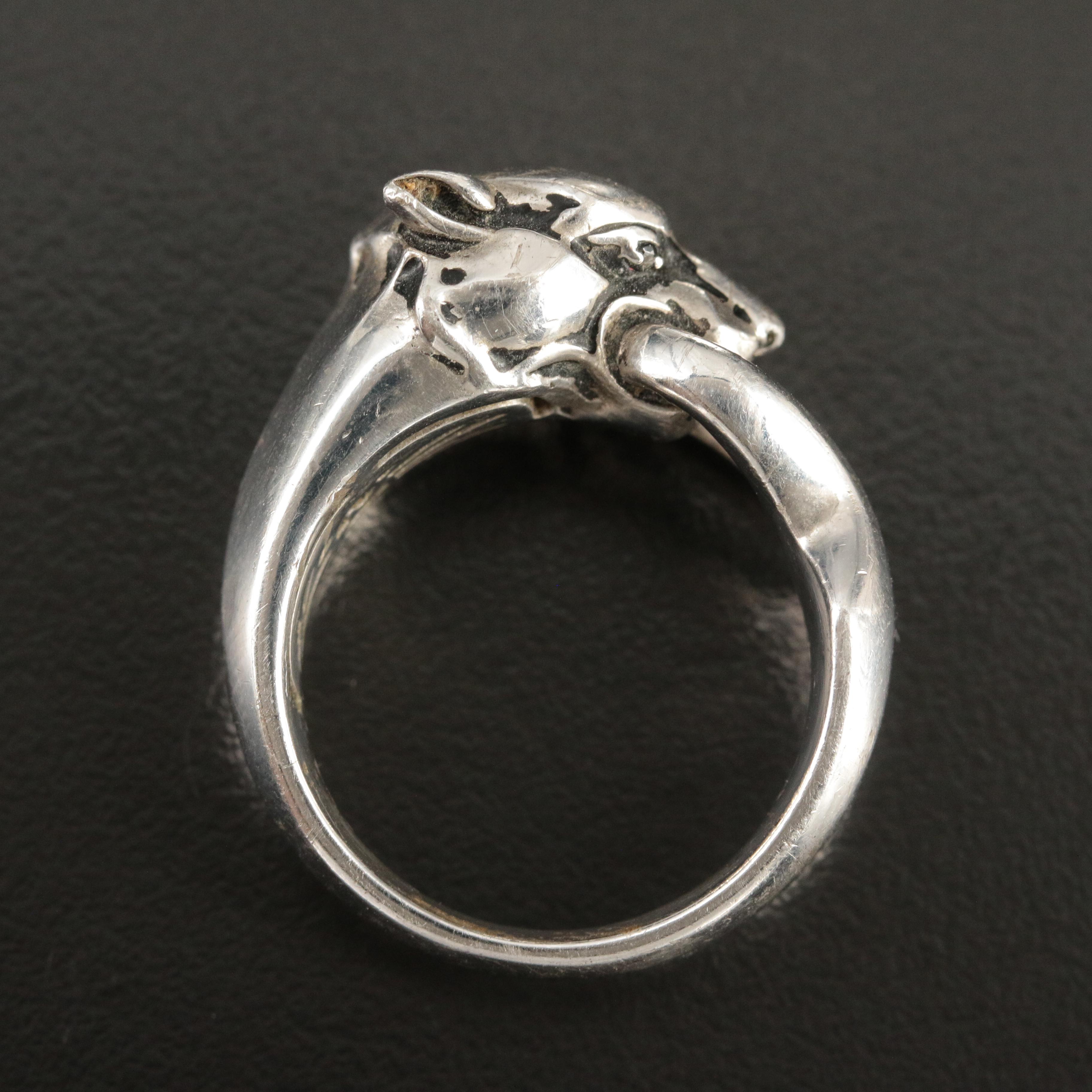 EFFY Sterling Panther Ring