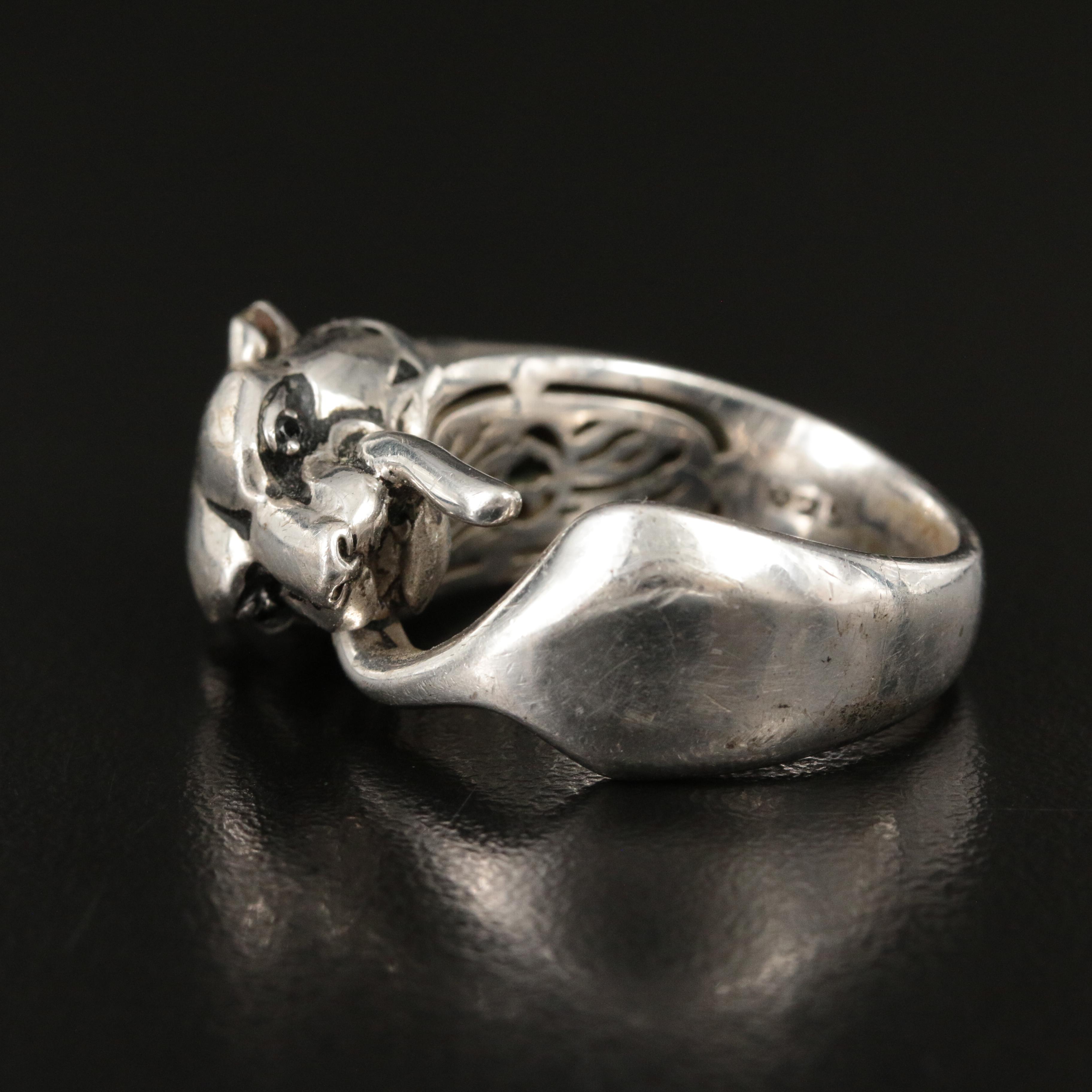 EFFY Sterling Panther Ring