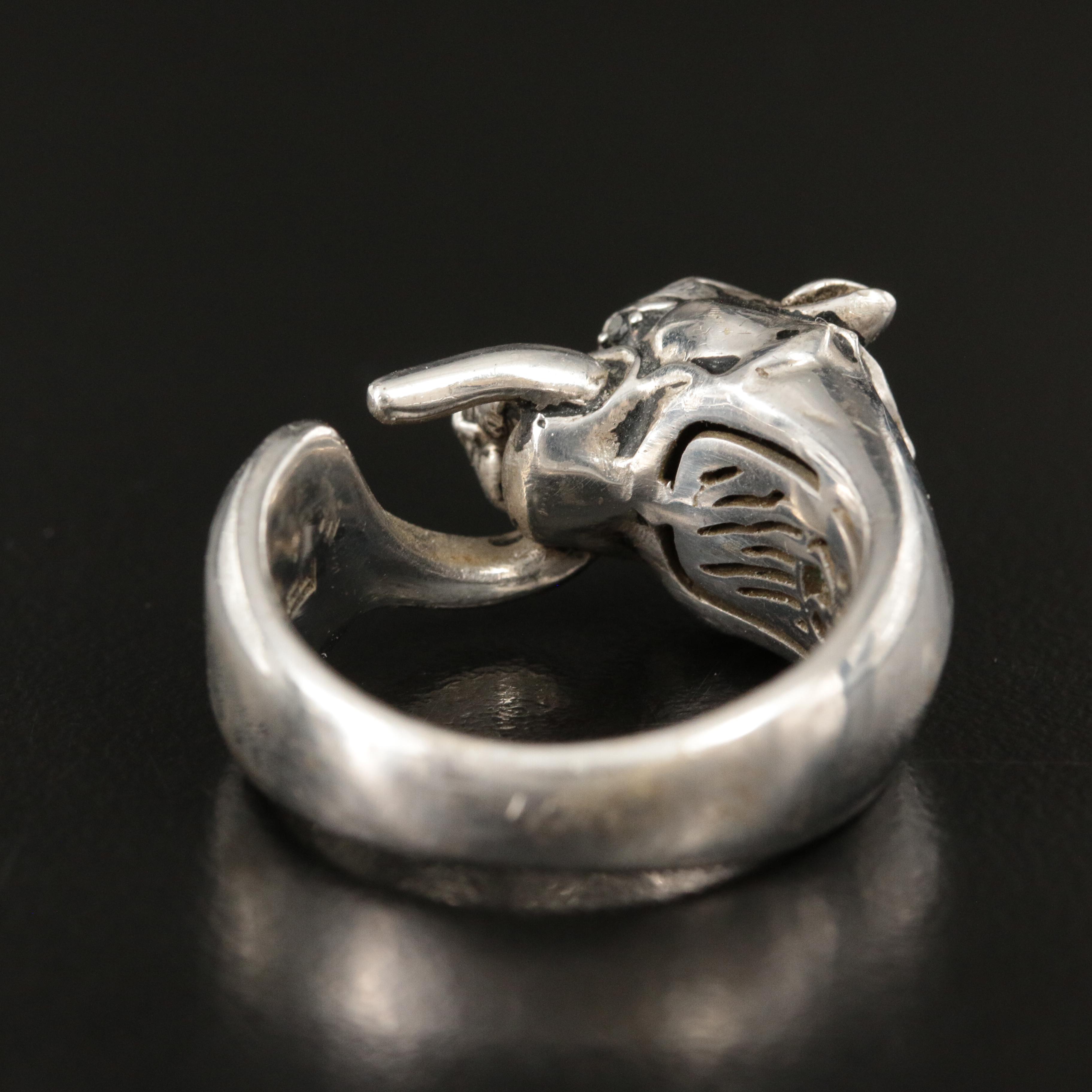 EFFY Sterling Panther Ring