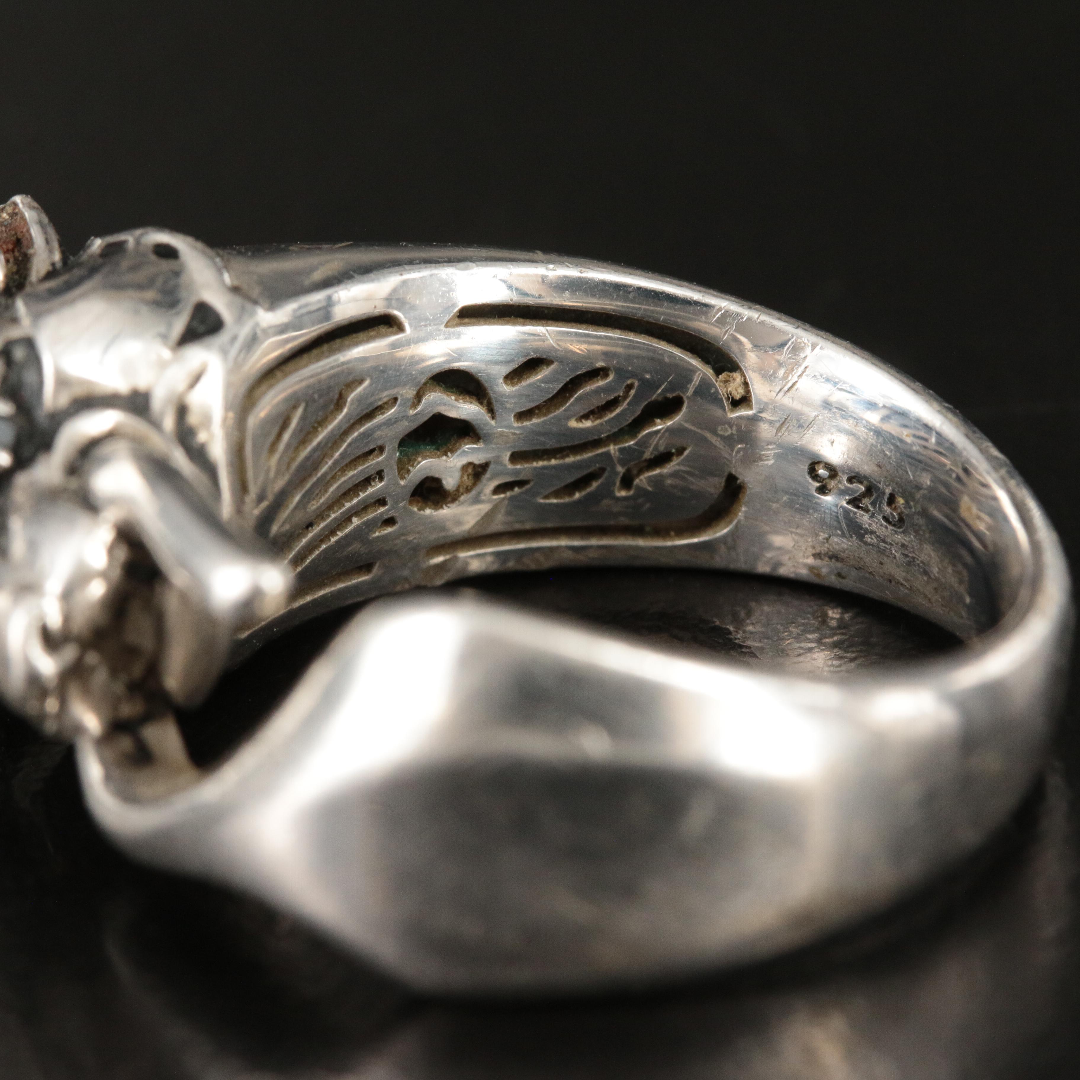 EFFY Sterling Panther Ring