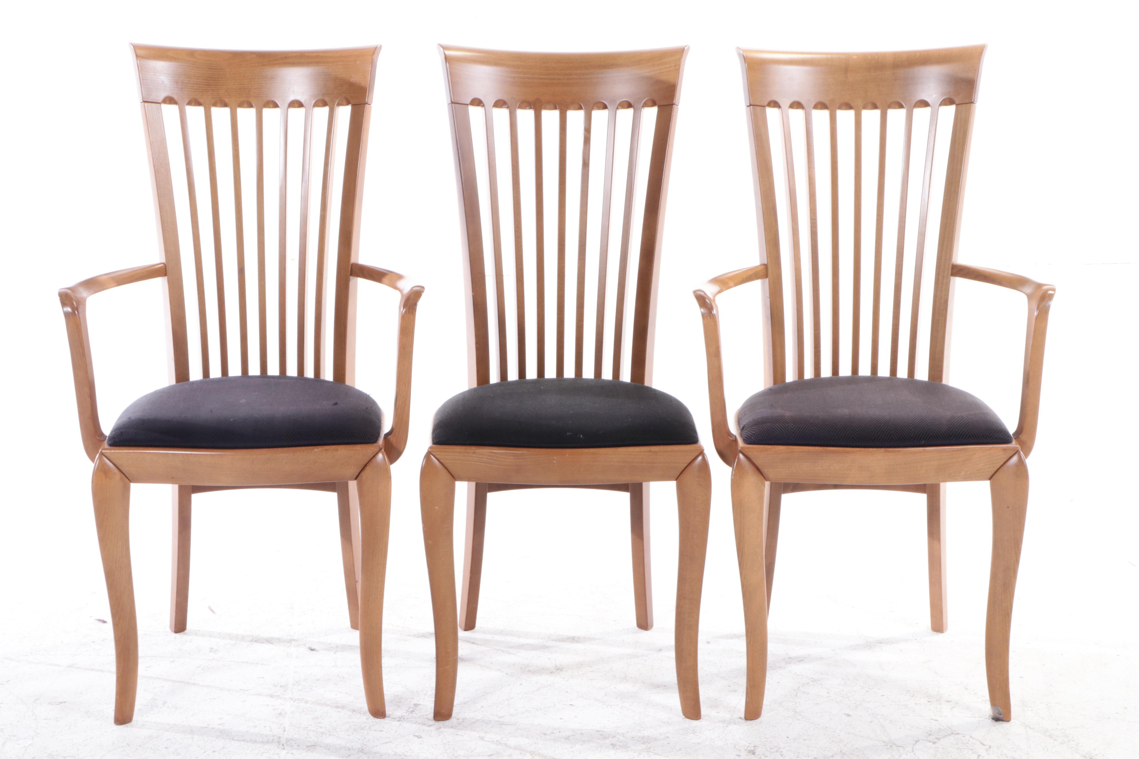 Sibau S.R.L. Italian Modern Teak and Beech Dining Set