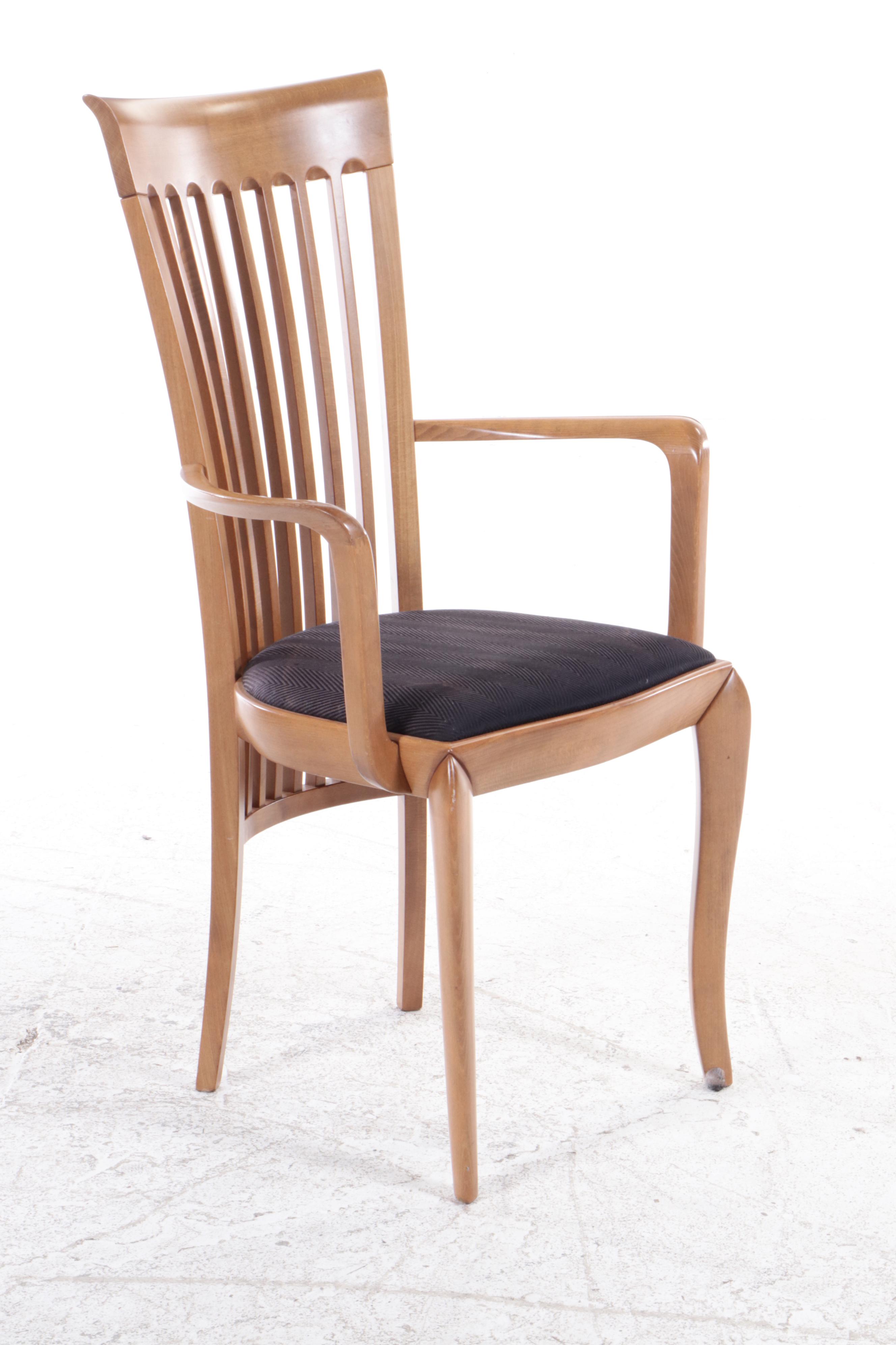 Sibau S.R.L. Italian Modern Teak and Beech Dining Set