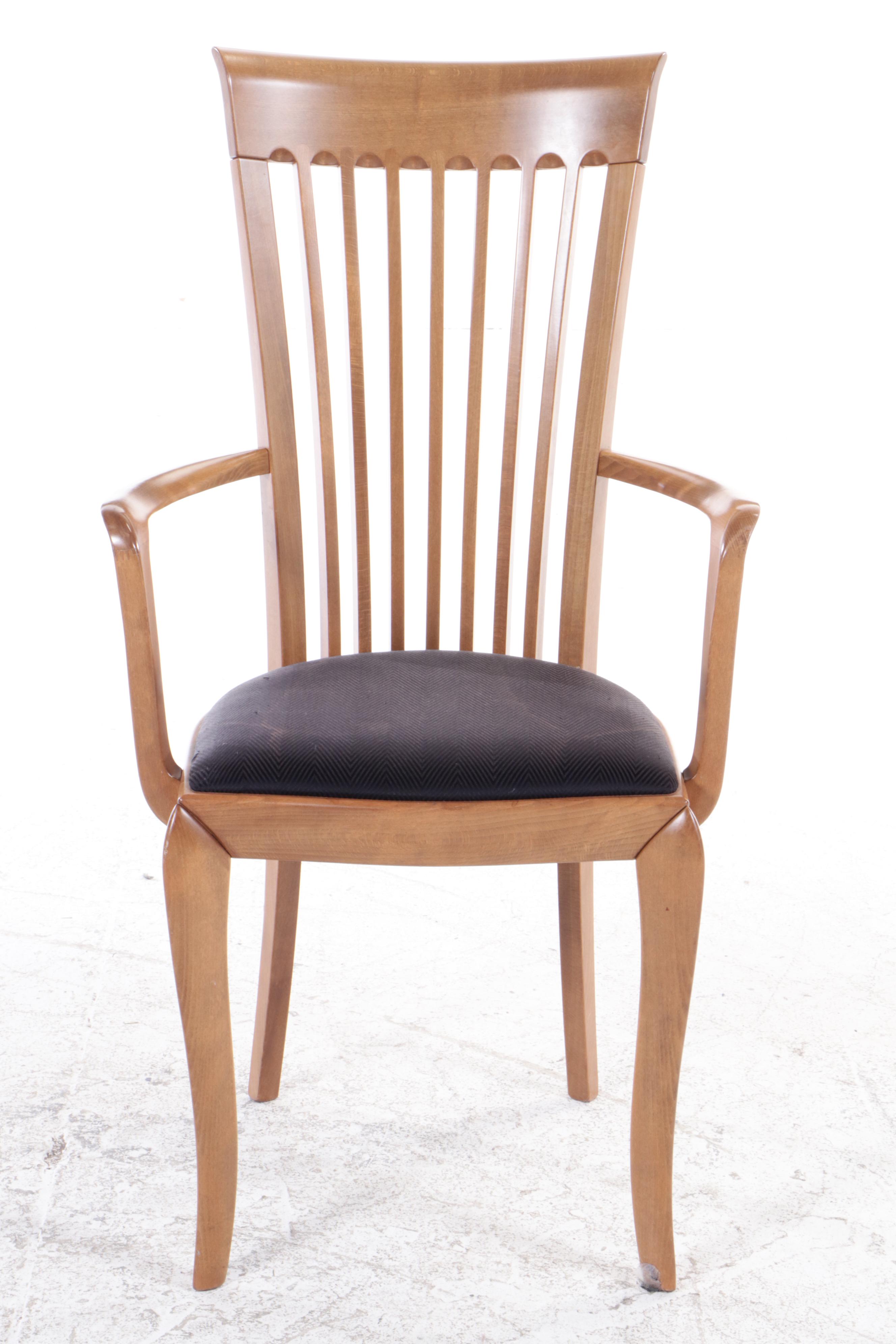 Sibau S.R.L. Italian Modern Teak and Beech Dining Set