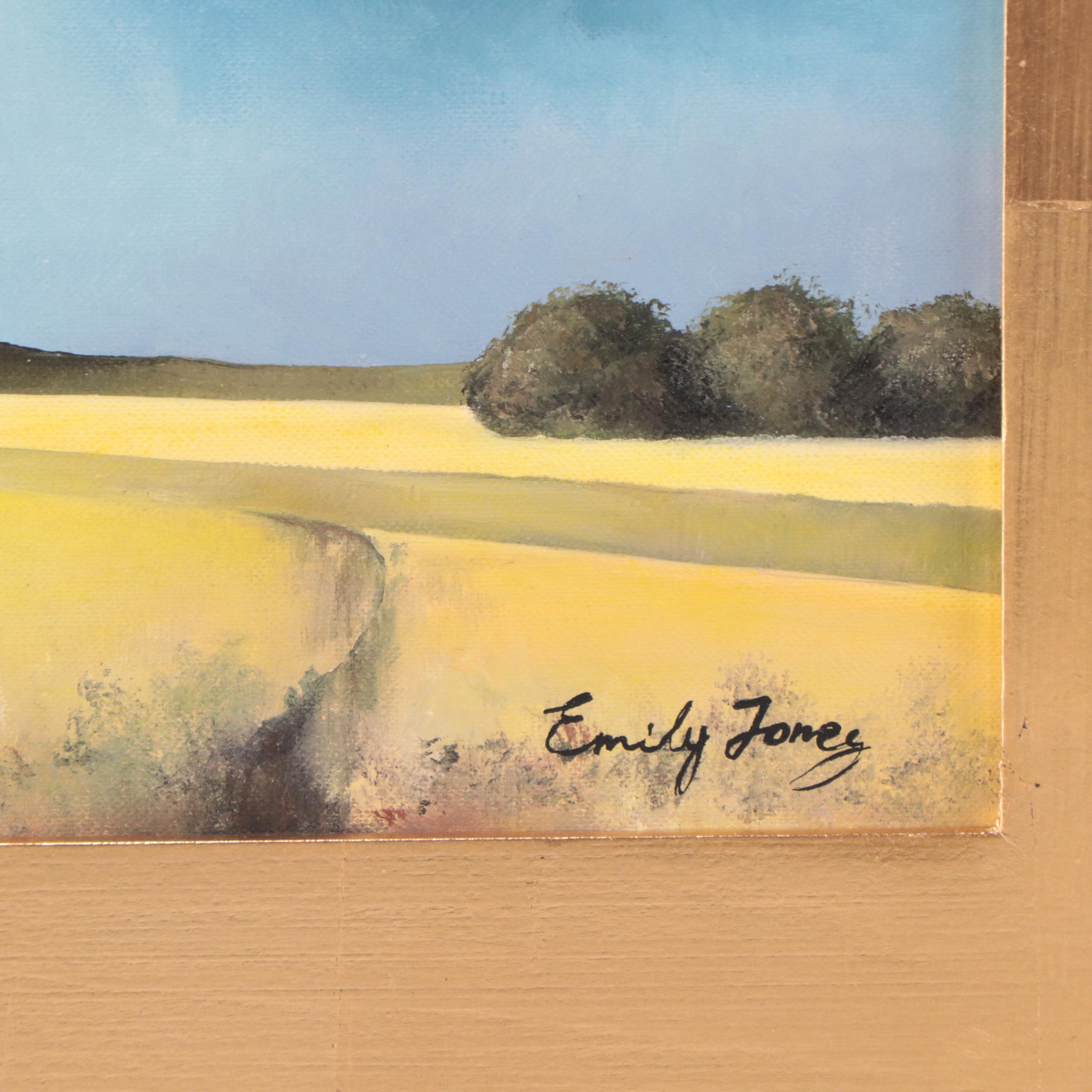 Emily Jones Landscape Oil Painting, 21st Century