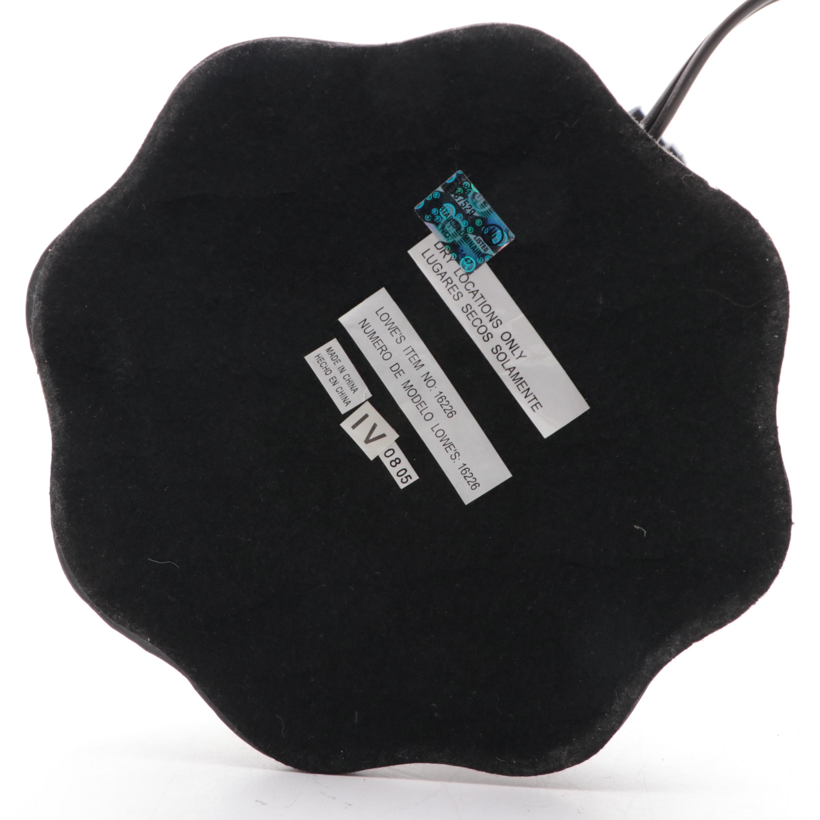 Art Nouveau Style Slag Glass Table Lamp