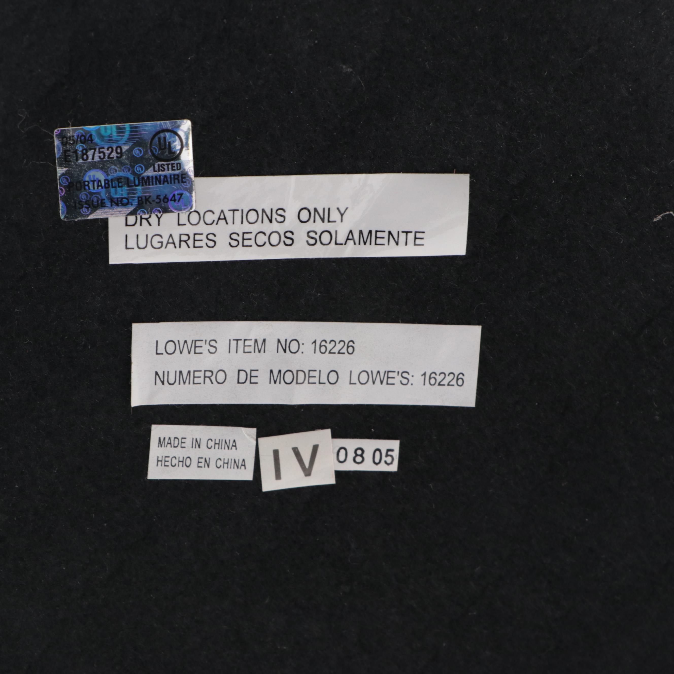 Art Nouveau Style Slag Glass Table Lamp