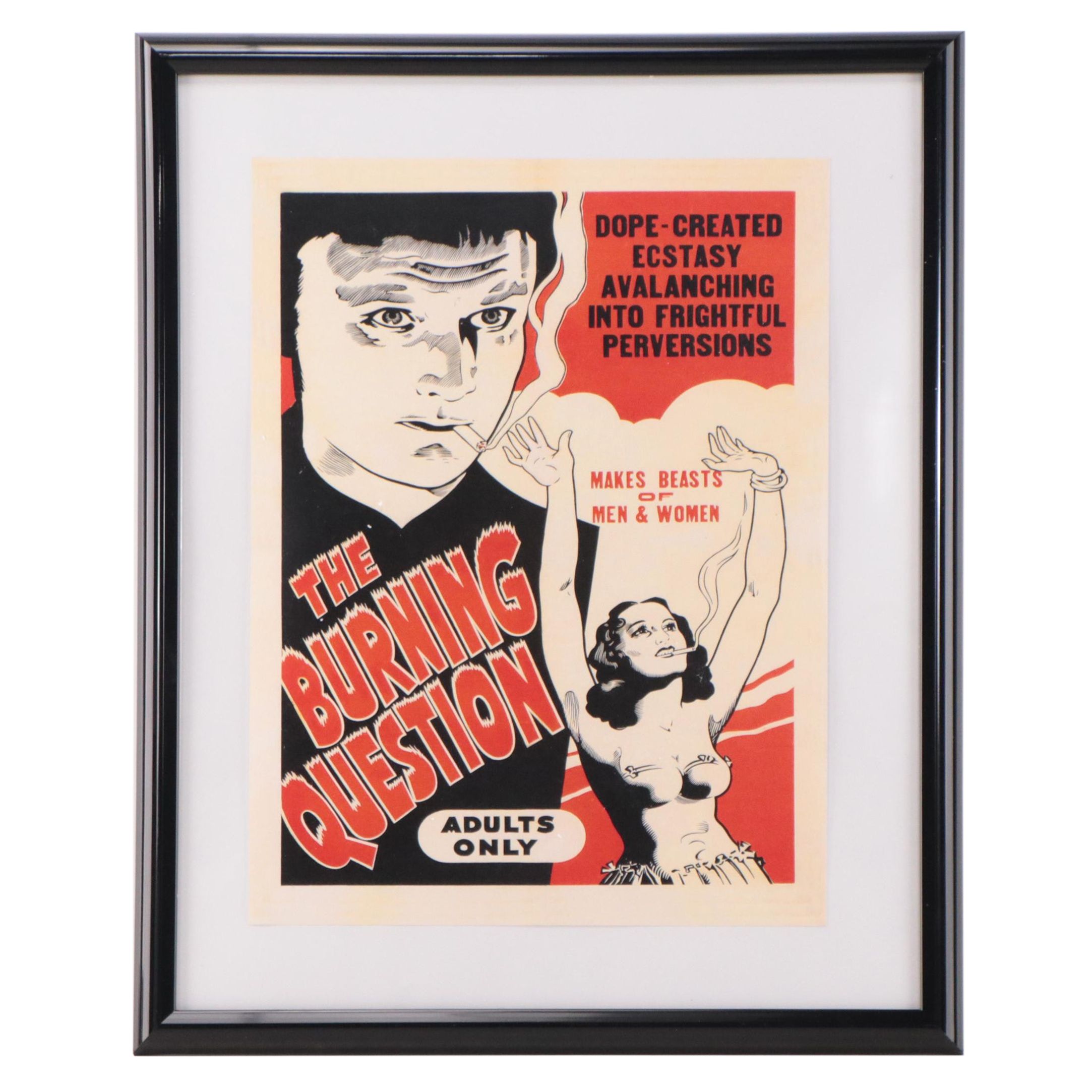 Offset Lithograph Marijuana Propaganda Poster, 21st Century